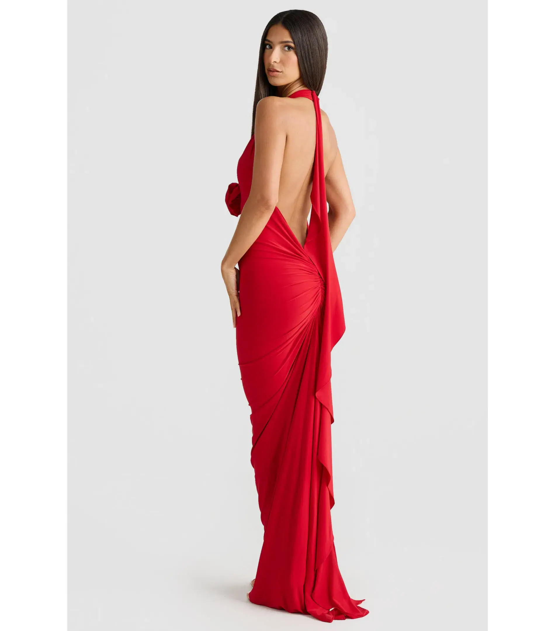 Melani the label Arabella Dress in Red Size AU 6 - Image 3