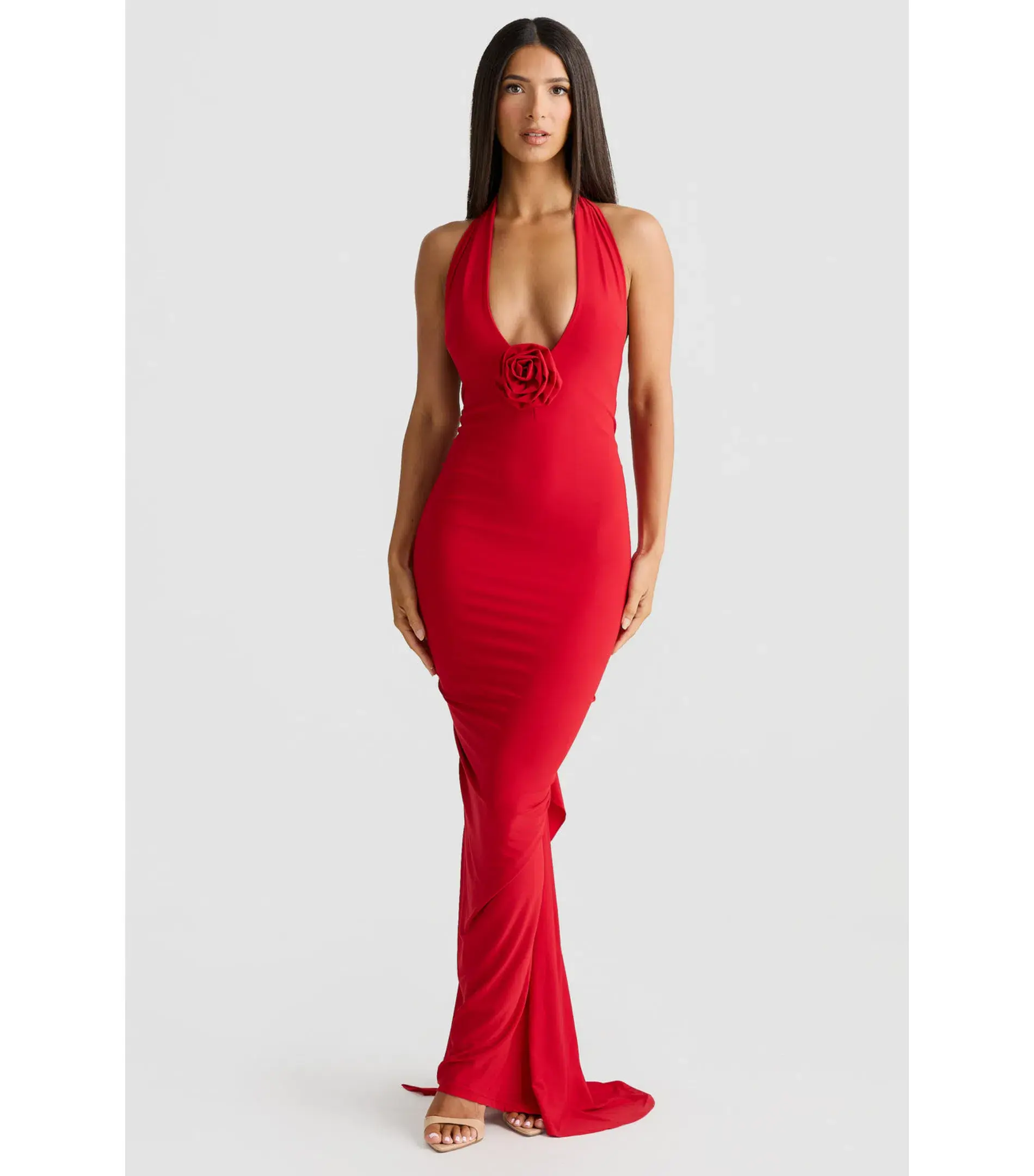Melani the label Arabella Dress in Red Size AU 6 - Image 2