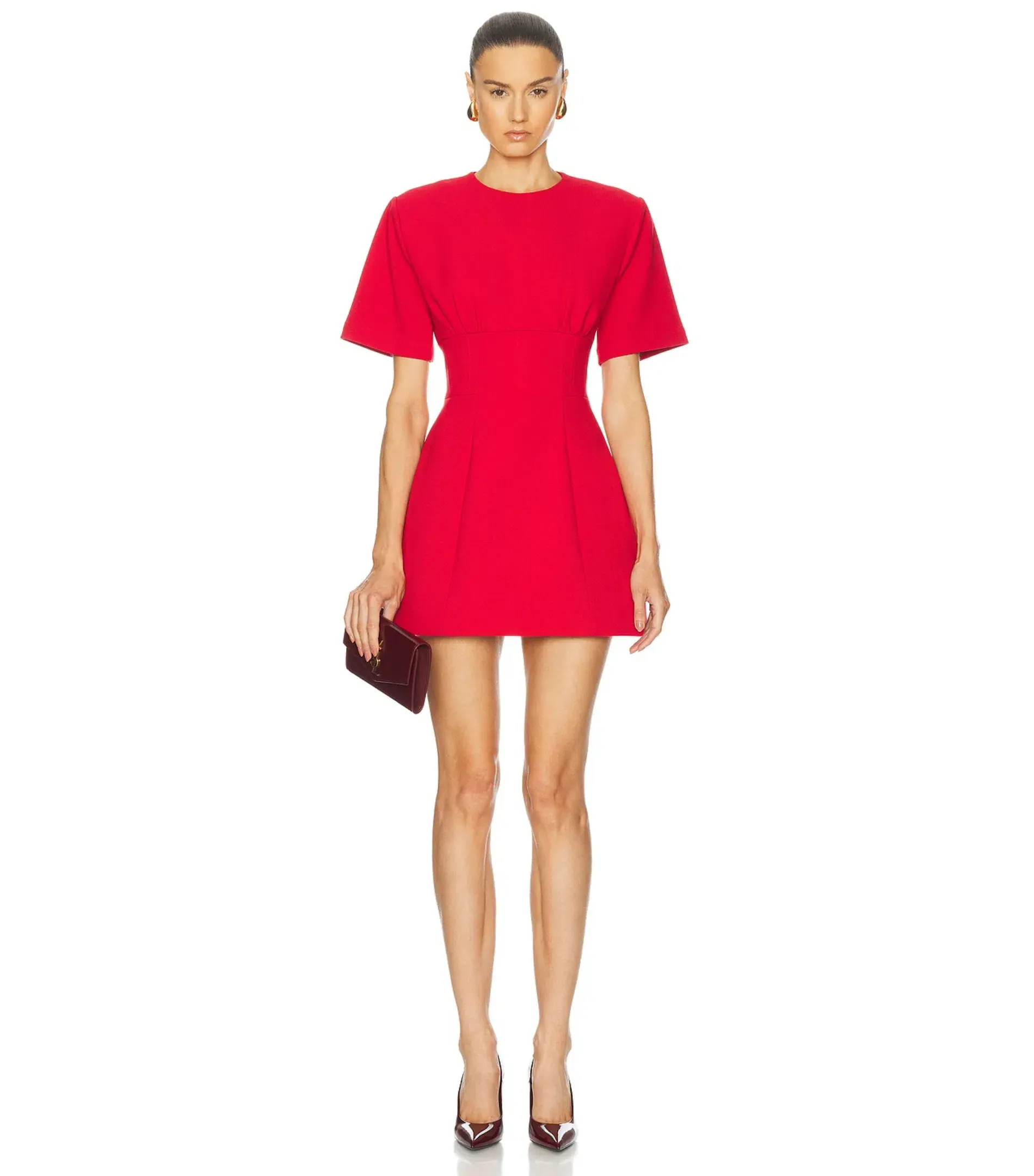 Rachel Gilbert Dover Mini Dress Red Size 1 / AU 8  - Image 1