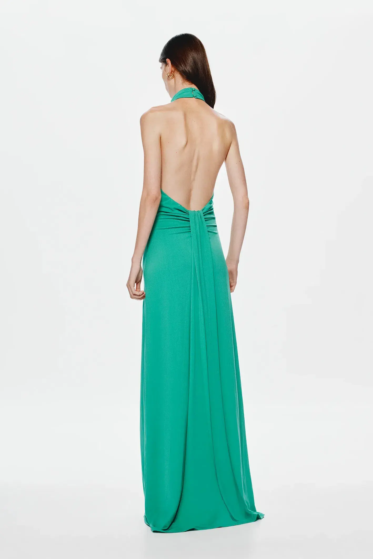 MISHA Maybel Jersey Dress Jade Green Size 6/XS - Image 3
