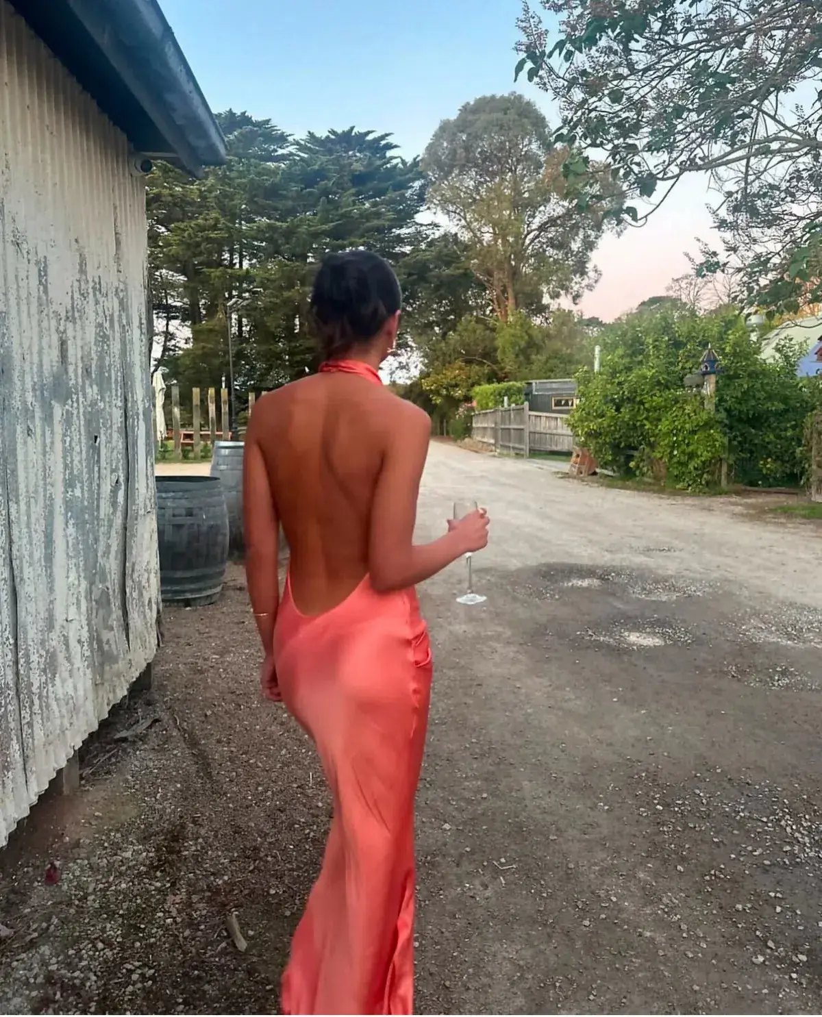 Arcina Ori Gaia Maxi Dress in Papaya Size XS / AU 6 - Image 9
