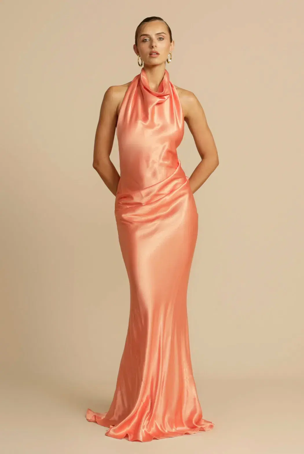 Arcina Ori Gaia Maxi Dress in Papaya Size XS / AU 6 - Image 2