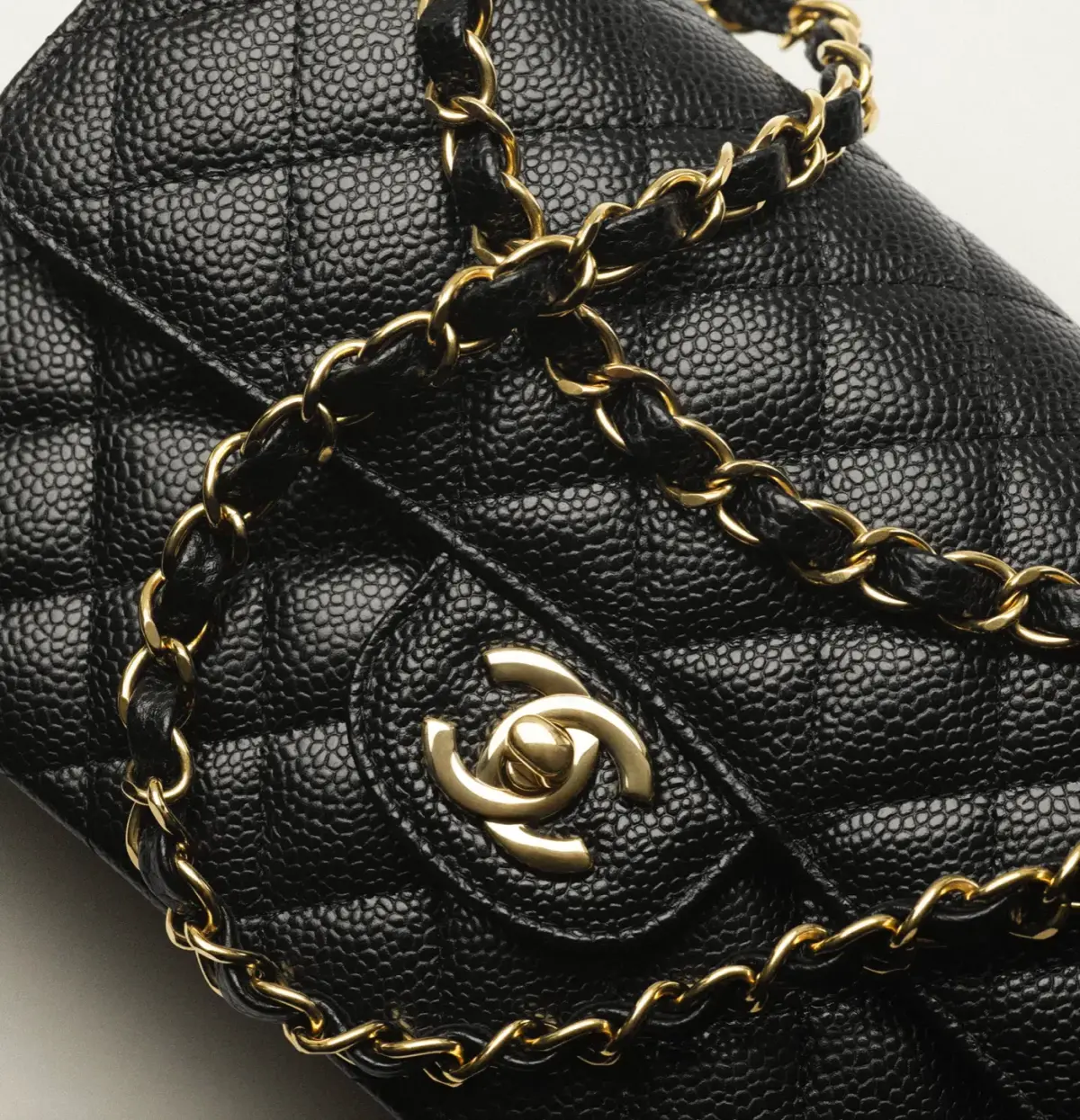 Chanel Classic Black Small Flap Handbag - Image 3