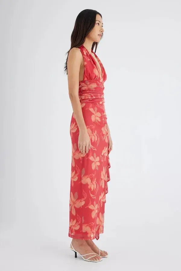 Benni Penelope Maxi Dress in Hibiscus Floral Size 8 for rent on The Volte - main image