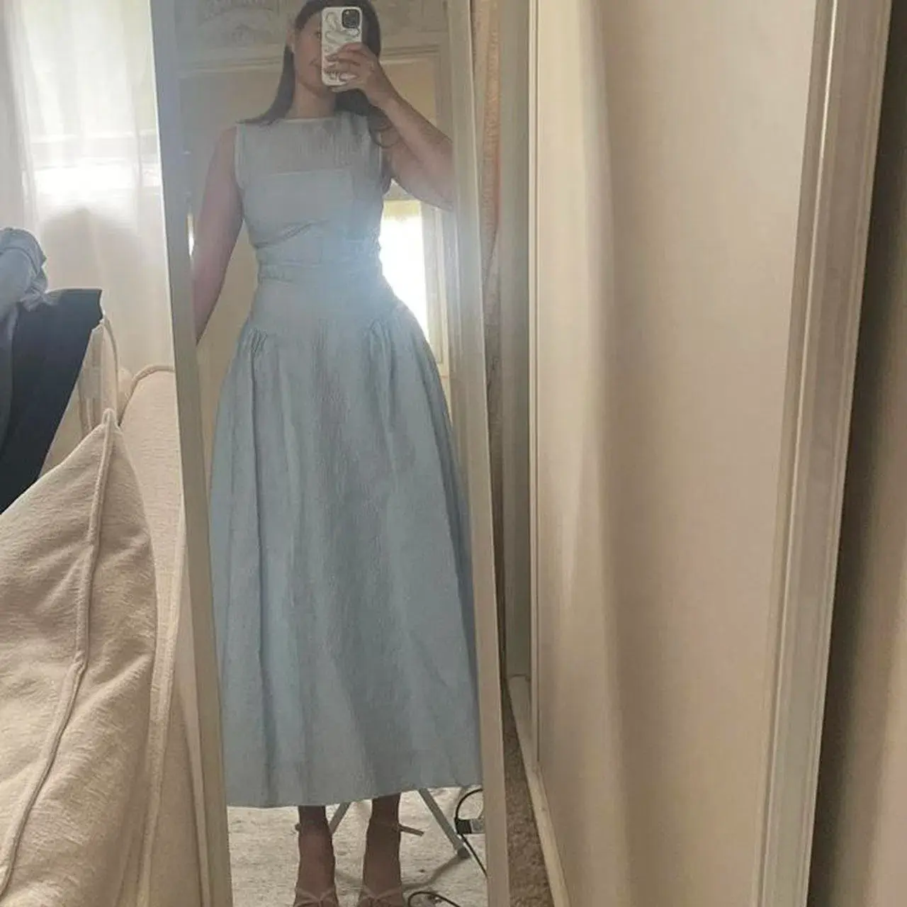 Rachel Gilbert Sophia Dress Sky Blue Size 0 / AU 6 - Image 3