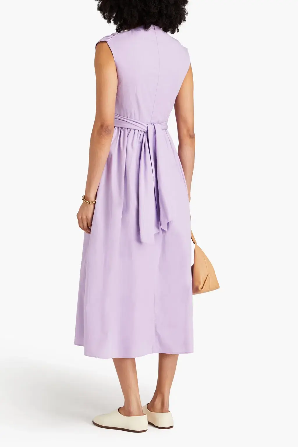 Tove Carine Twist Front Cutout Midi Dress Lilac Size 12 - Image 2