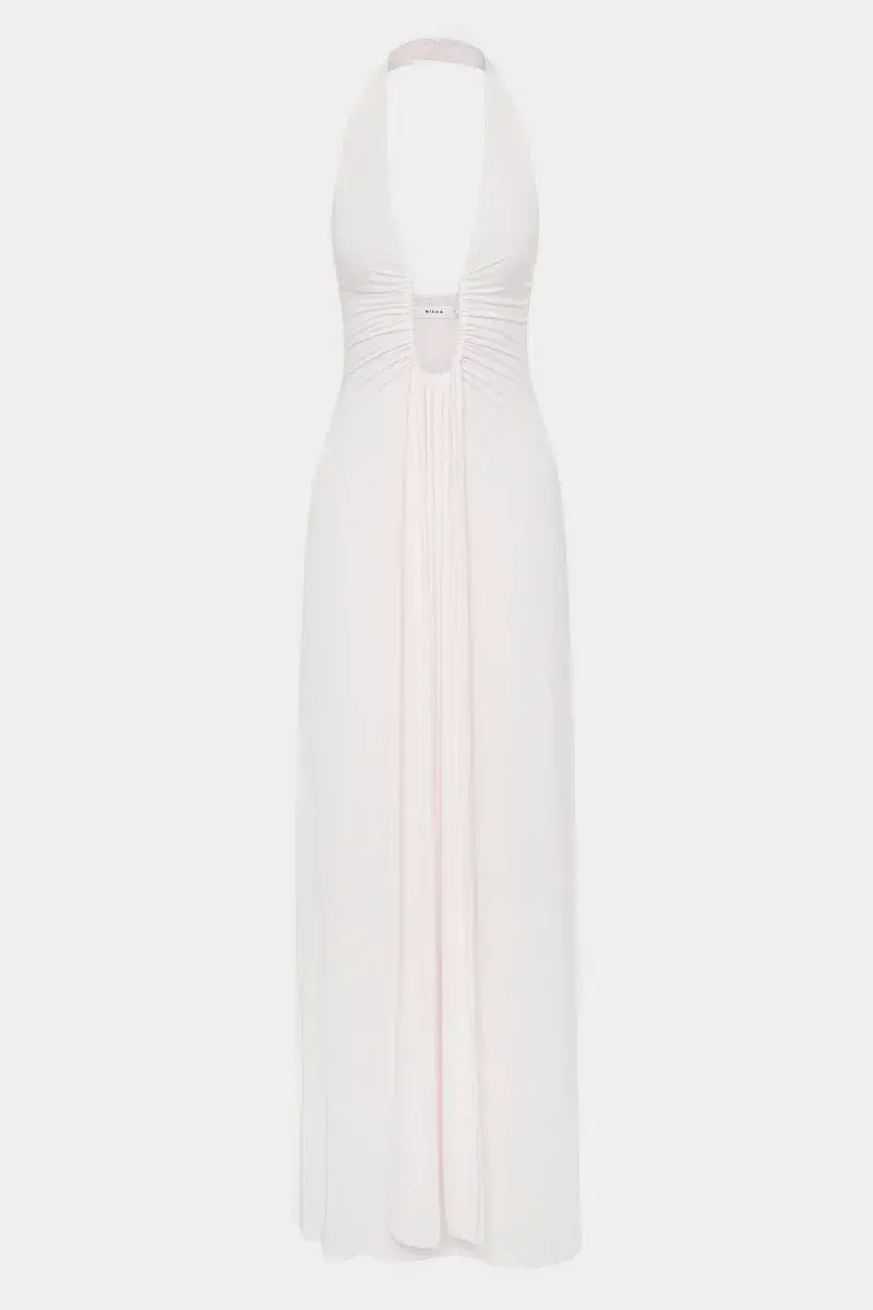 MISHA Jennifer Cupro Maxi Dress Ivory Size 4/XXS for rent on The Volte - main image