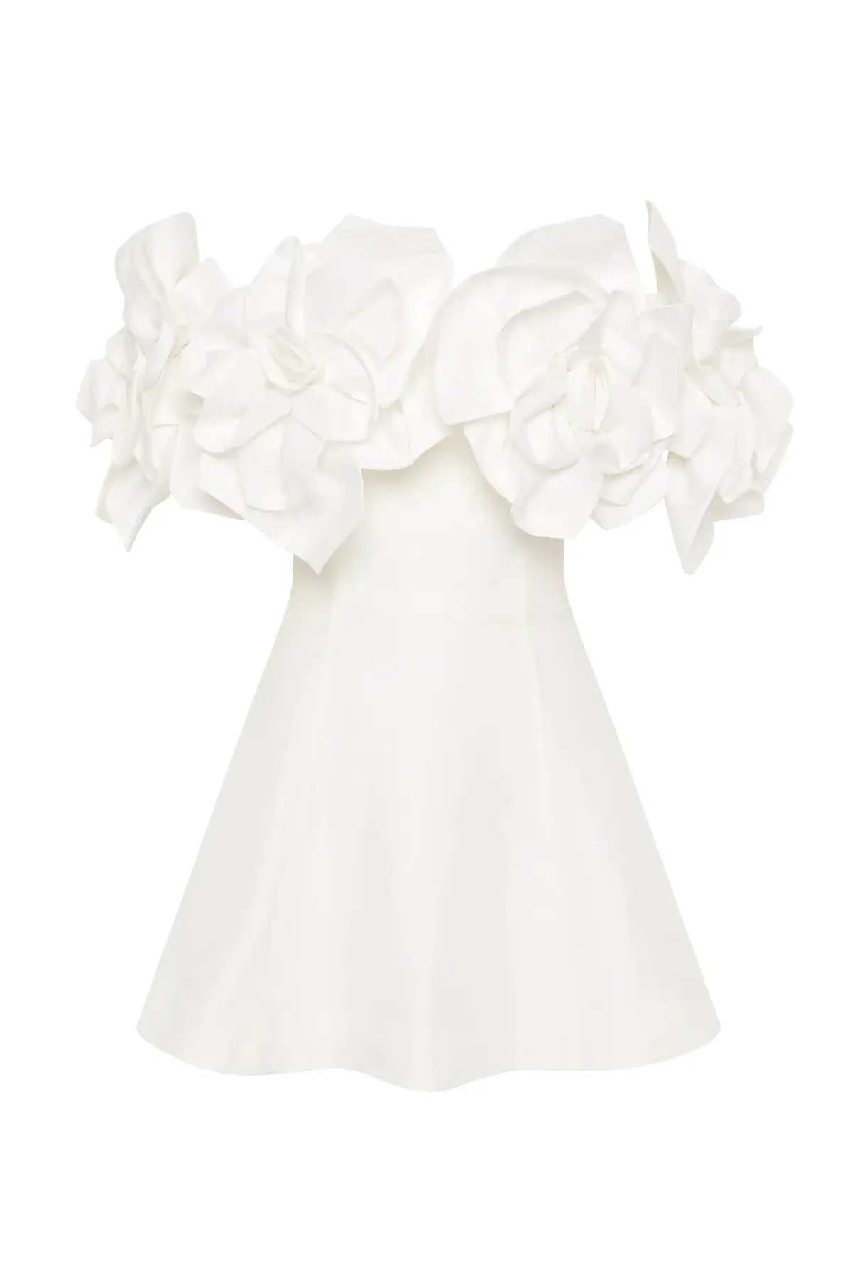 Aje Etta Mini Dress Ivory Size AU 10 - Image 5