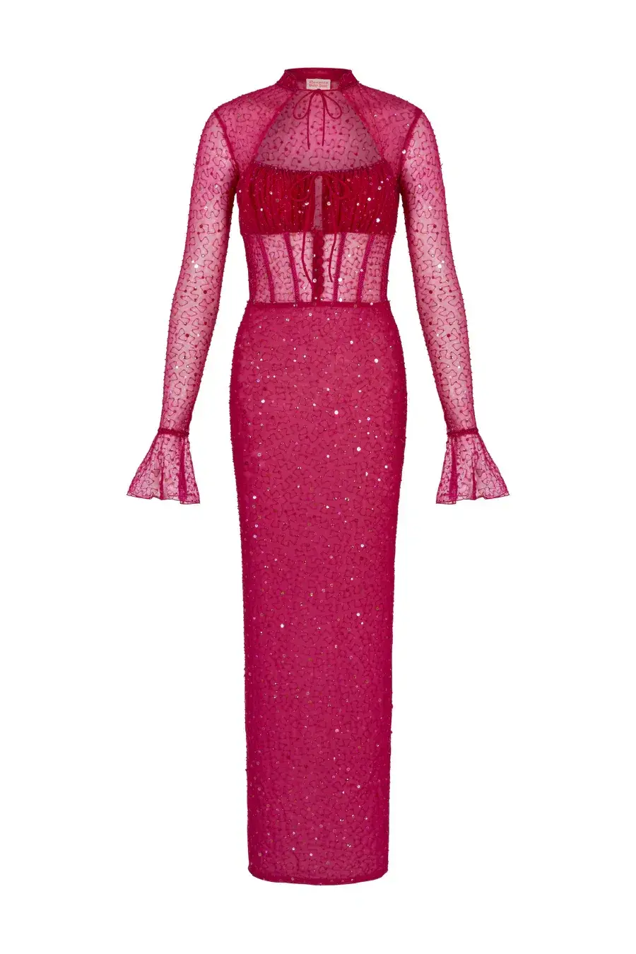 Dyspnea Vampress Midi Dress Pink Size 10 - Image 4