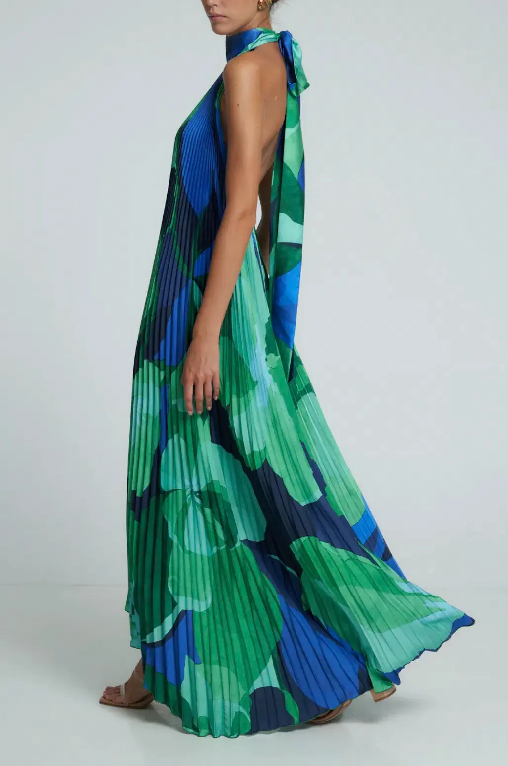 L'Idée Opera Gown in Capri Green Size S / AU 8 - Image 5