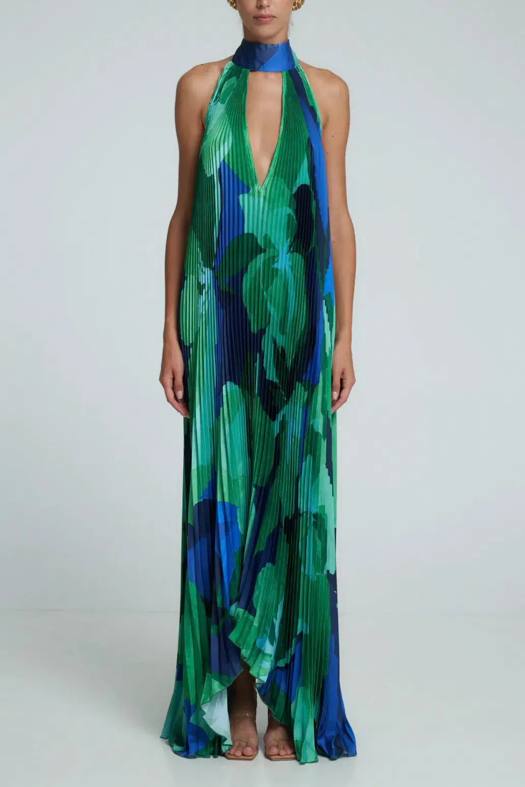 L'Idée Opera Gown in Capri Green Size S / AU 8 - Image 6