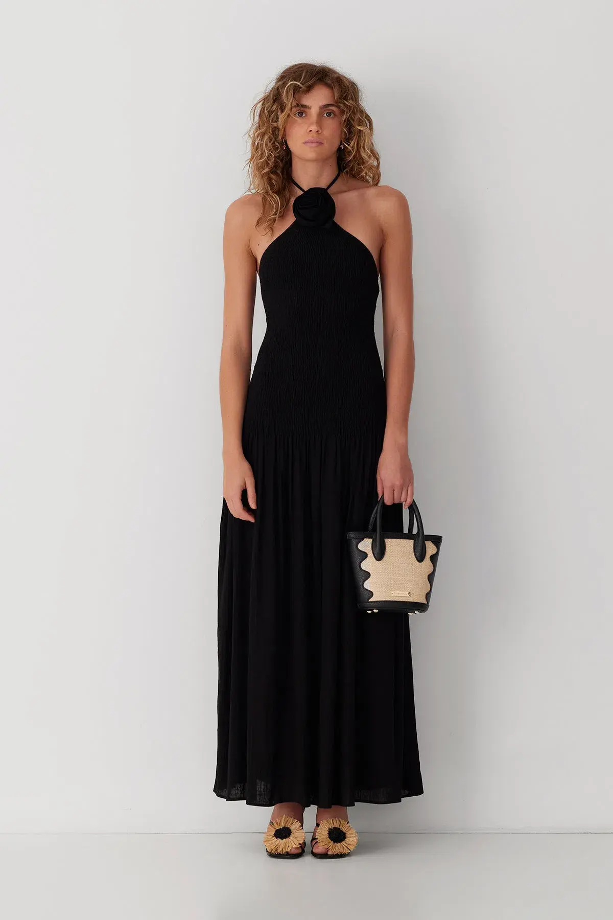 The Wolf Gang Siesta Maxi Dress Black Size XS / AU 6 - Image 1