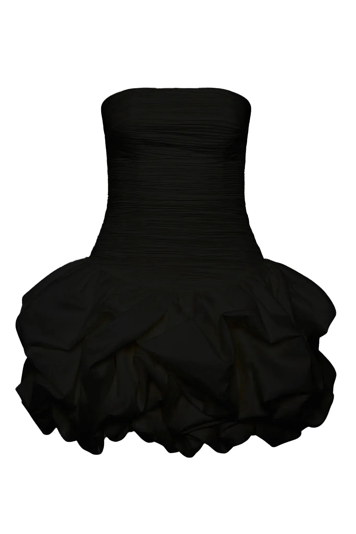 Aje Violette Bubble Hem Mini Dress Black Size AU 10 - Image 4