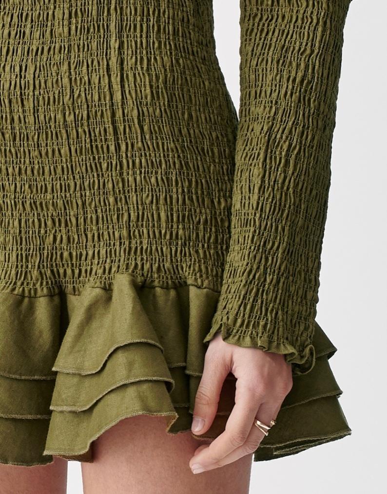 Joslin Studio - Morgan linen mini dress size 6 - Image 4