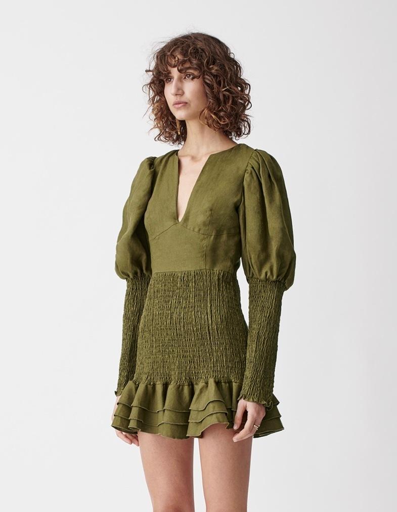 Joslin Studio - Morgan linen mini dress size 6 - Image 1