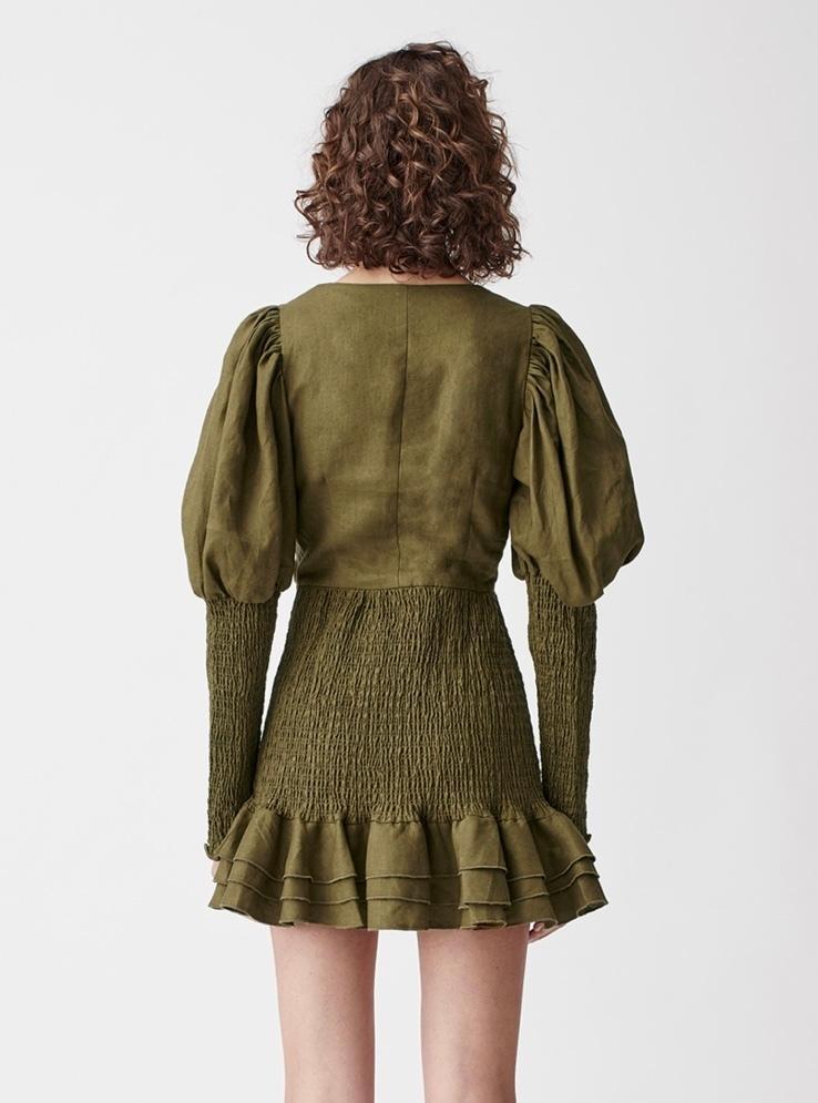 Joslin Studio - Morgan linen mini dress size 6 - Image 2