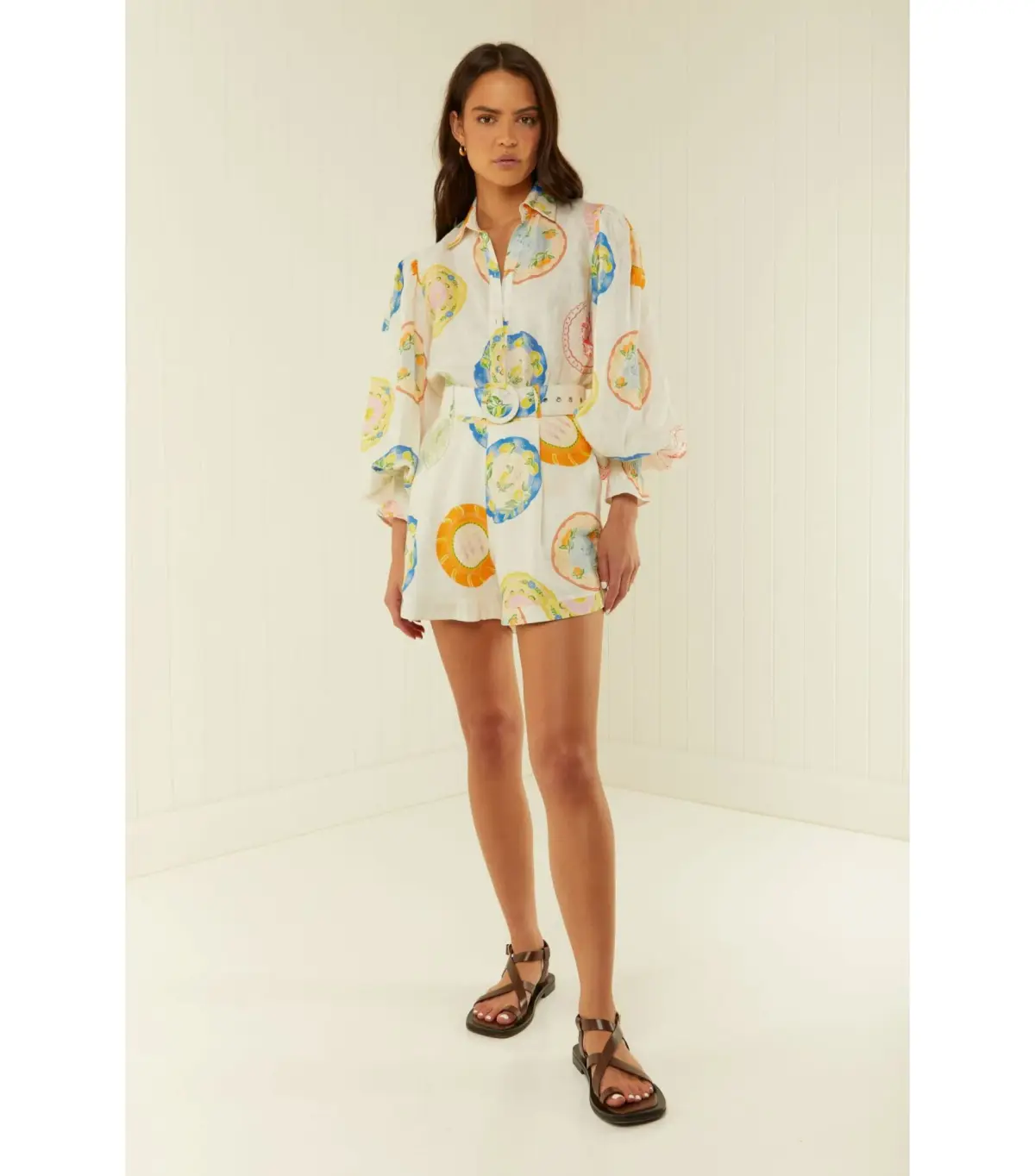 Palm Noosa Gili Shirt Size AU 12 and Short Size AU 10 Set in Plates - Image 1