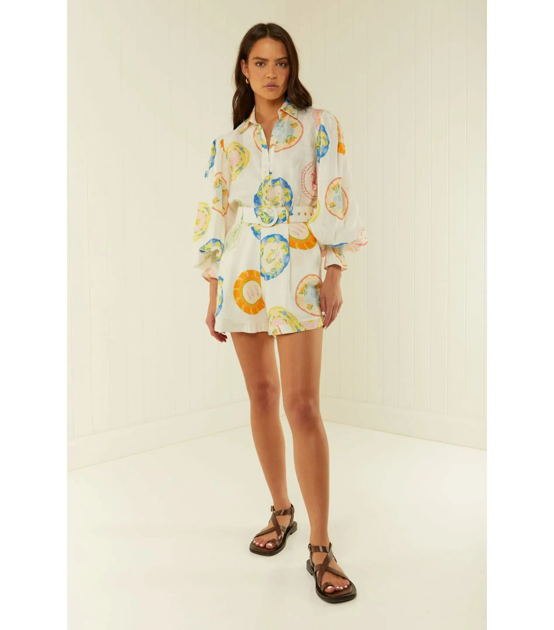 Palm Noosa Gili Shirt Size AU 12 and Short Size AU 10 Set in Plates - Image 1