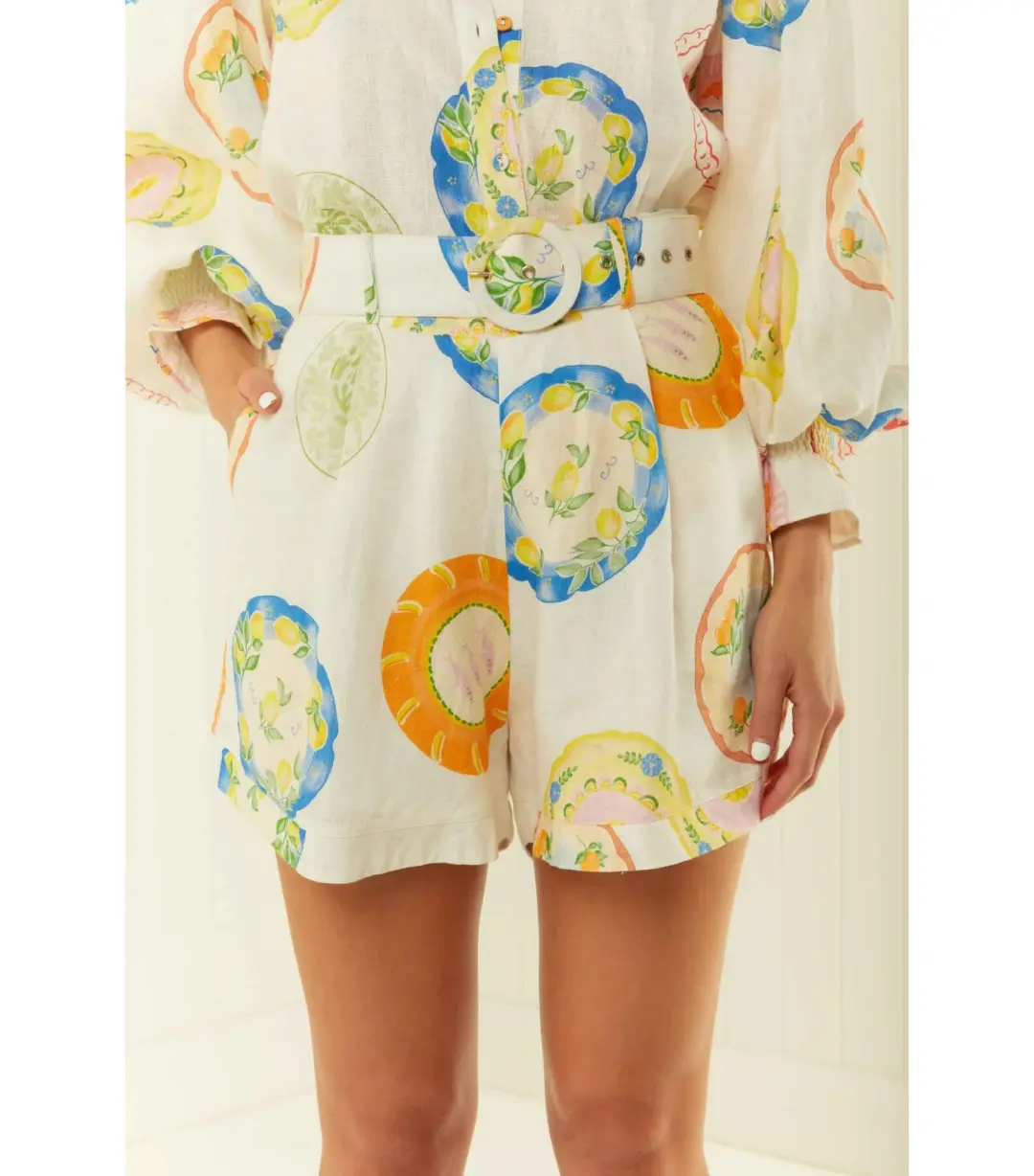 Palm Noosa Gili Shirt Size AU 12 and Short Size AU 10 Set in Plates for rent on The Volte - main image