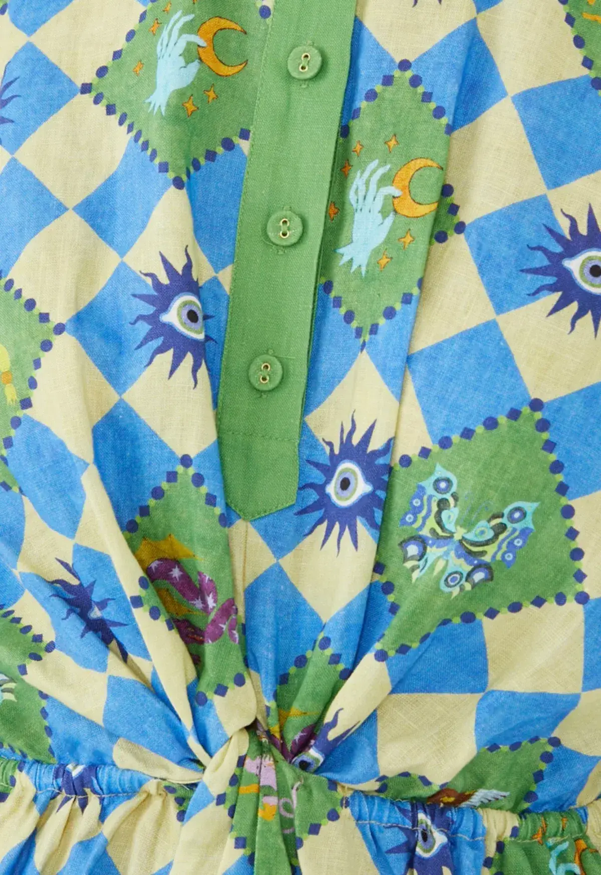 Alemais Lou Twist Front Shirt Dress Multi Size M / AU 10 - Image 7