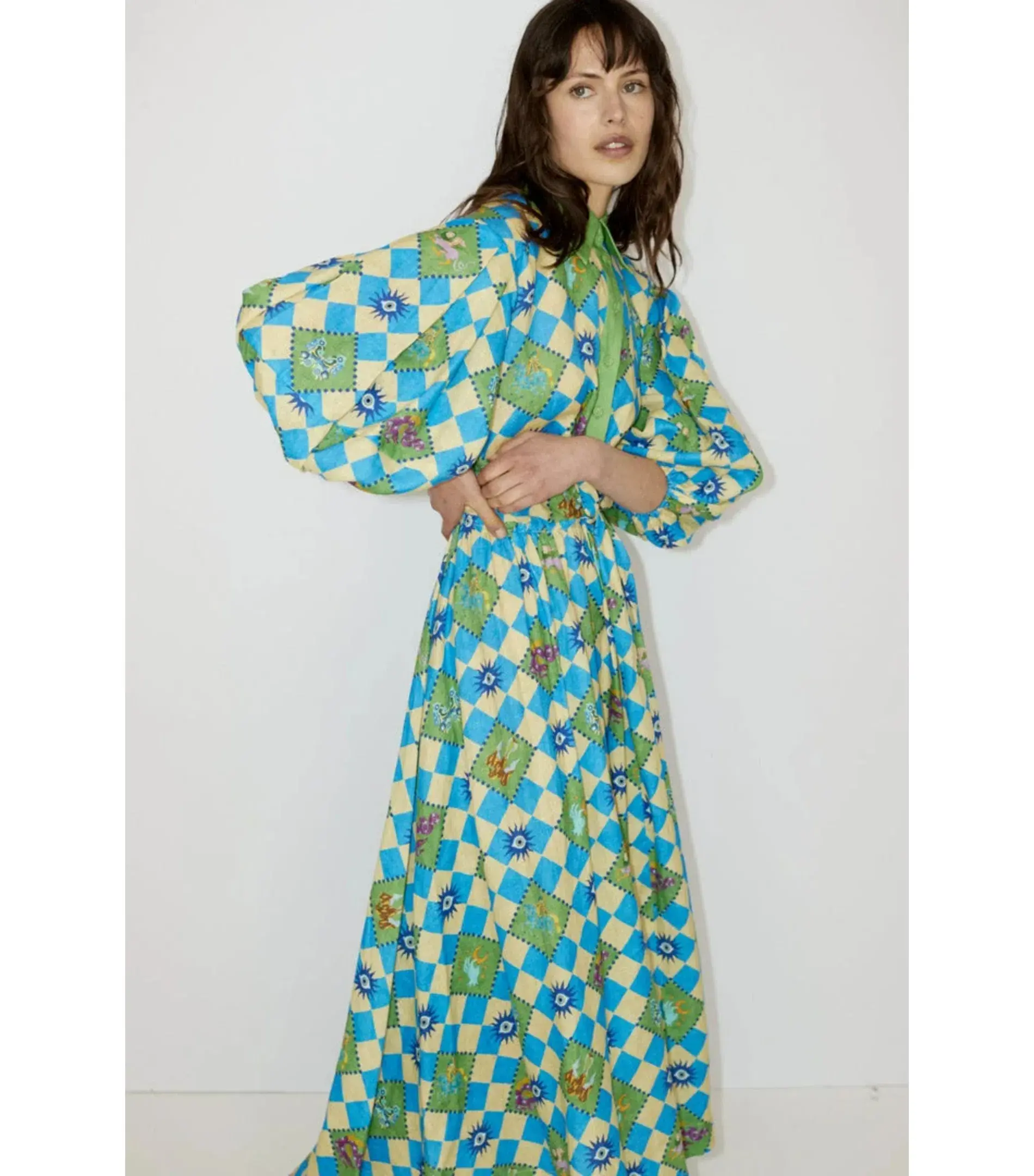 Alemais Lou Twist Front Shirt Dress Multi Size M / AU 10 - Image 3