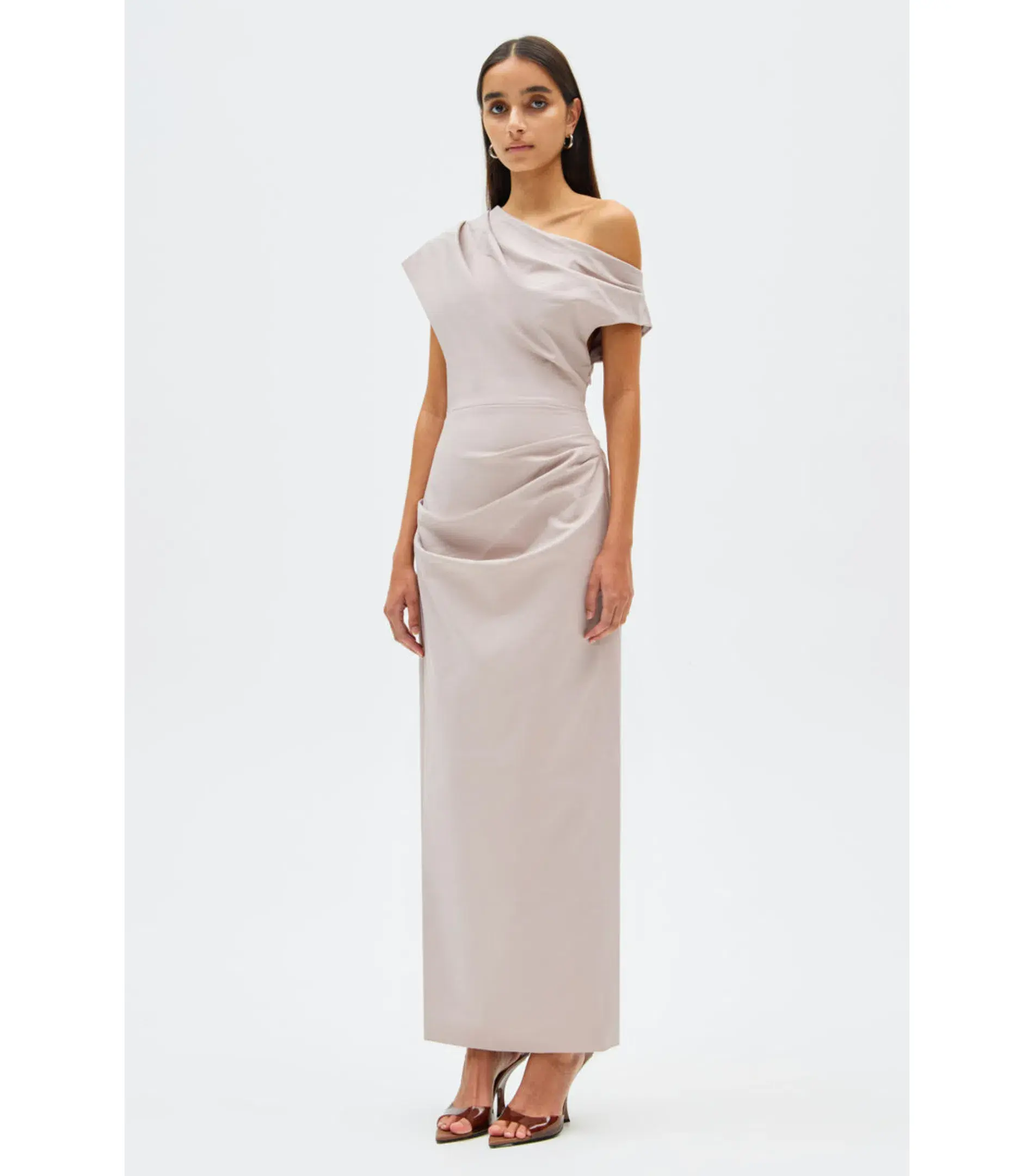Misha Gia Midi Dress Faded Silver Size 6/XS - Image 2