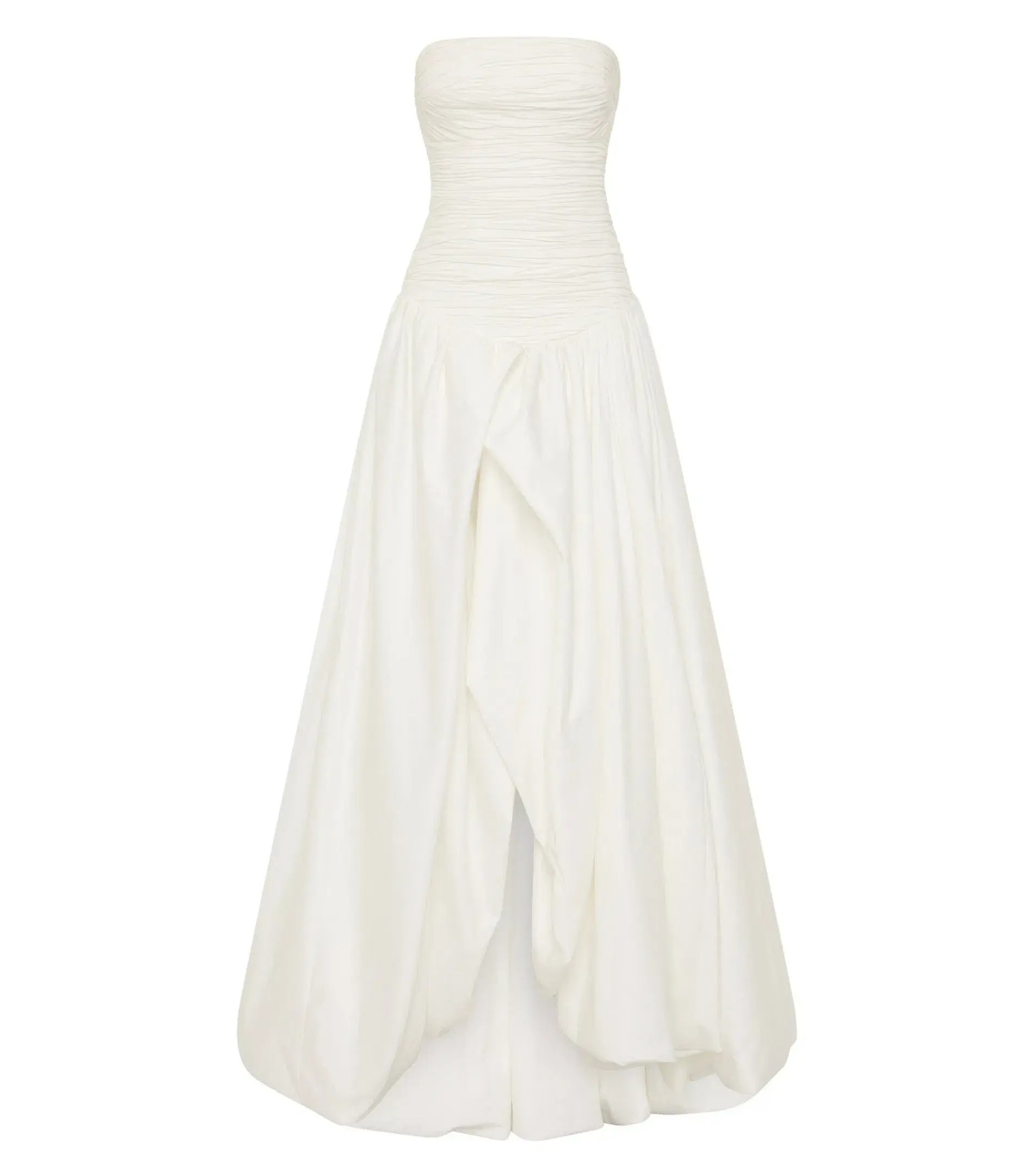 Aje Violette Bubble Hem Maxi Dress in Ivory Size AU 6 - Image 4