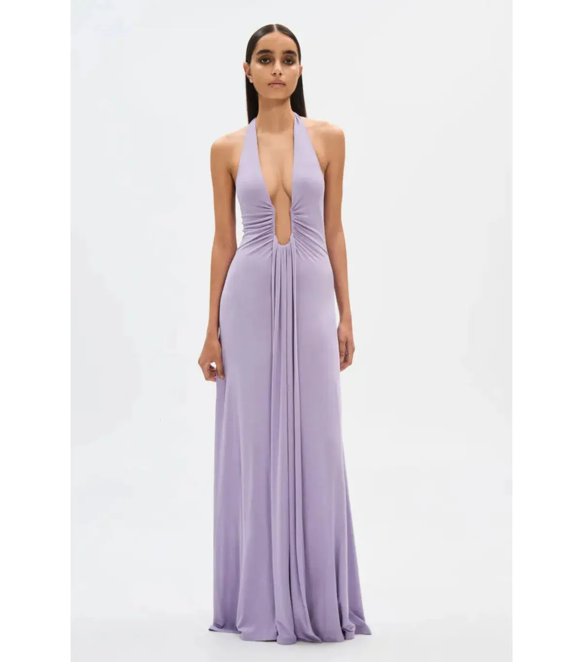 Misha Jennifer Cupro Maxi Dress in Lilac Size 6/XS - Image 1