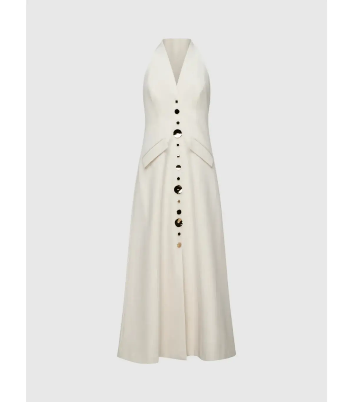 Sheike Shai Maxi Dress Cream Size AU 8 - Image 4