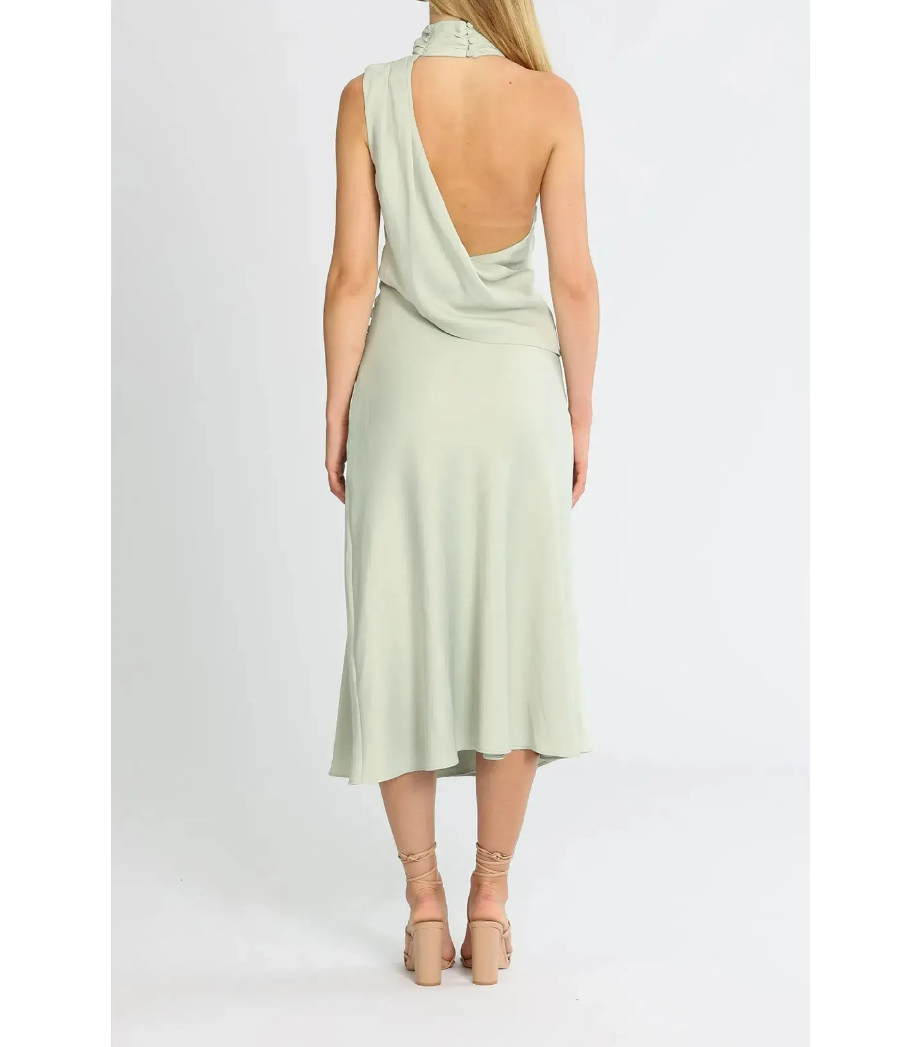 MISHA Robbia Dress Dusty Jade Size 6 - Image 2