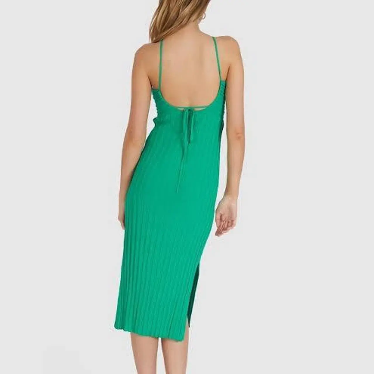 Chosen by Tuchuzy Sunny Midi Dress in Green Size XS / AU 6  - Image 2