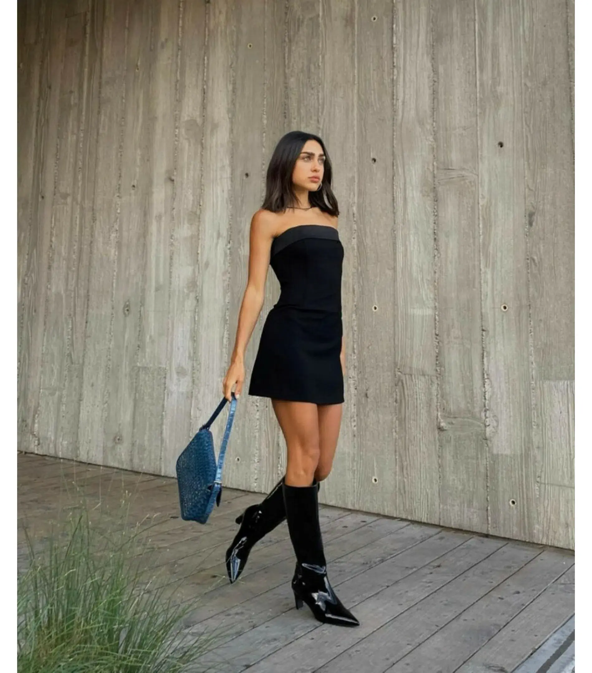 With Jean Chloe Corset Dress Black Size XS / AU 6 - Image 1