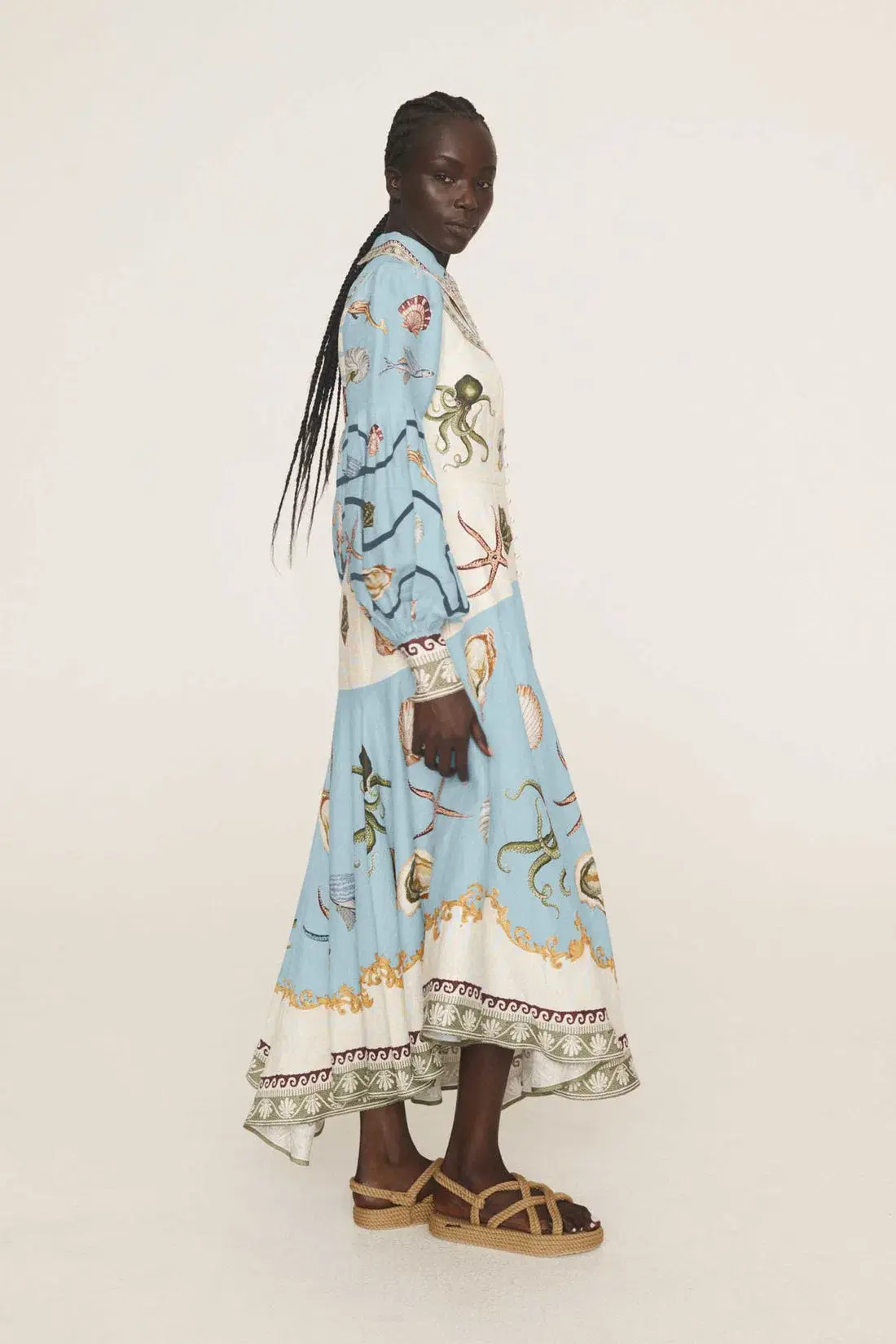 Alemais Bathhouse Shirtdress Print Size AU 8  - Image 2