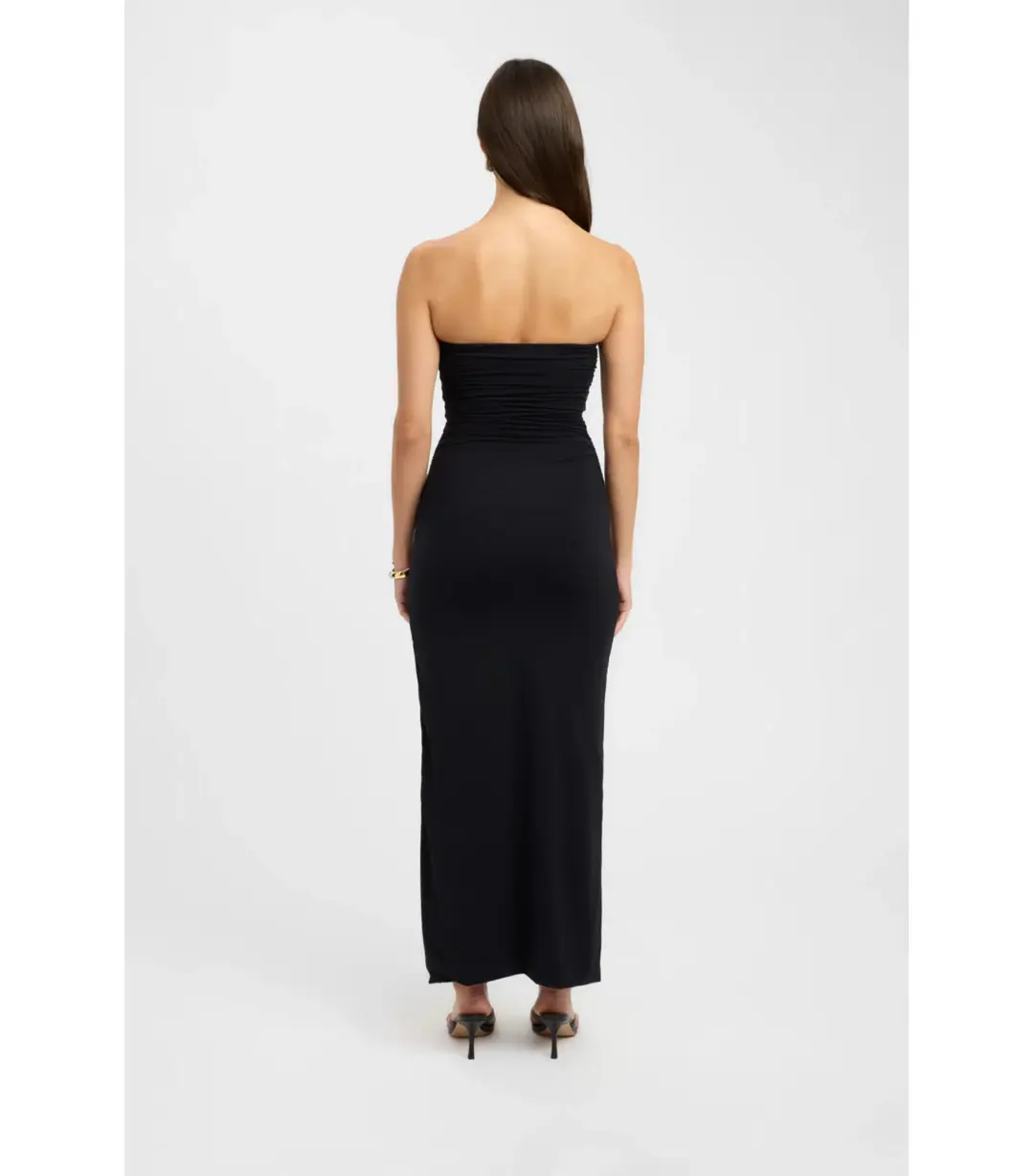 Kookai Tayla Trim Maxi Dress Black Size AU 6 for rent on The Volte - main image