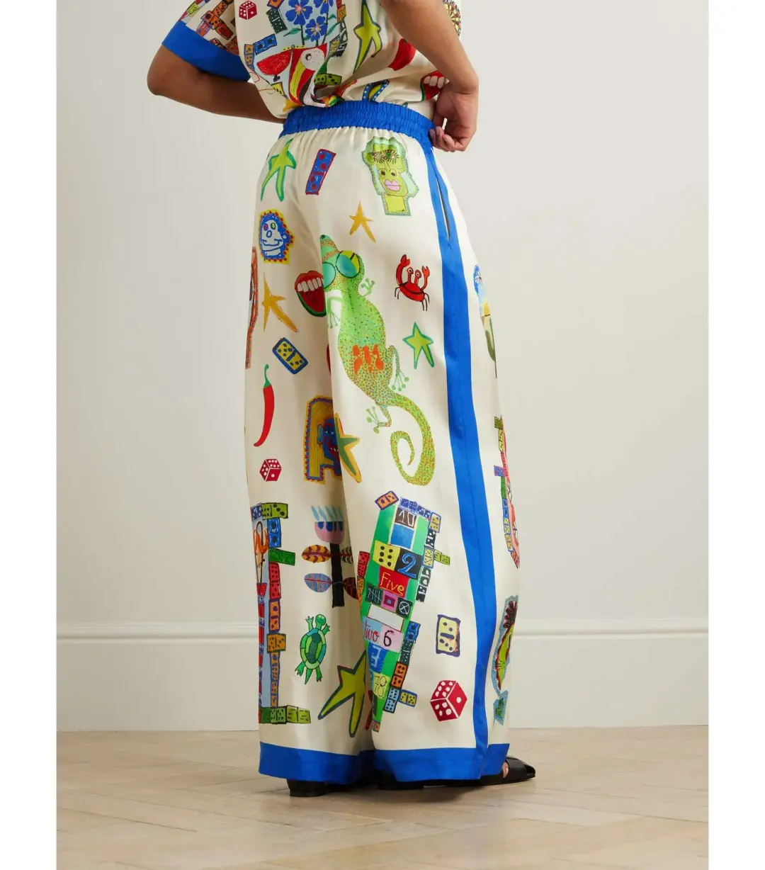 Alemais Rollers Shirt And Pants Set Print Size AU 10 for rent on The Volte - main image