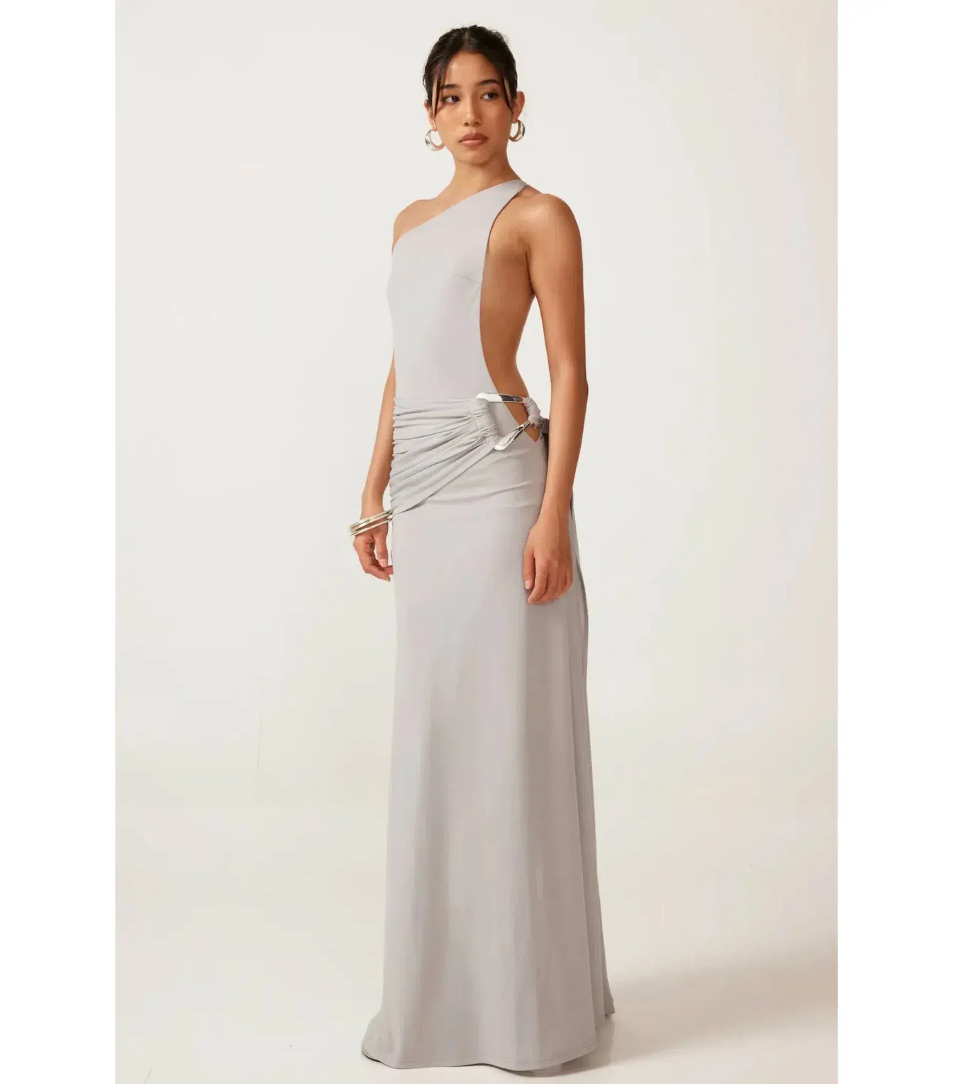 Ance Gria Gaia Gown in Silver Blue Size XS / AU 6 - Image 2