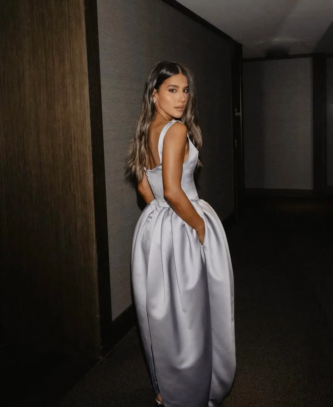 Effie Kats Florentino Gown Pale Blue Size S / AU8  for rent on The Volte - main image