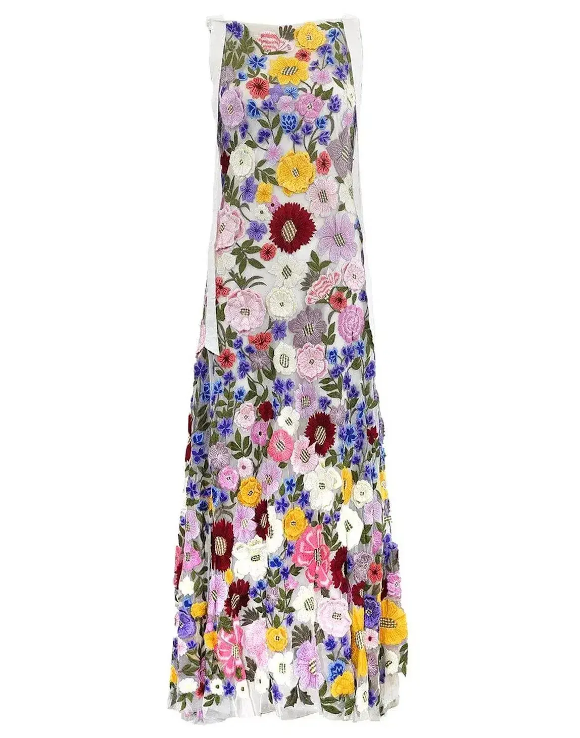 Rachel Gilbert Nya Gown Multi Floral Size 8 - Image 5