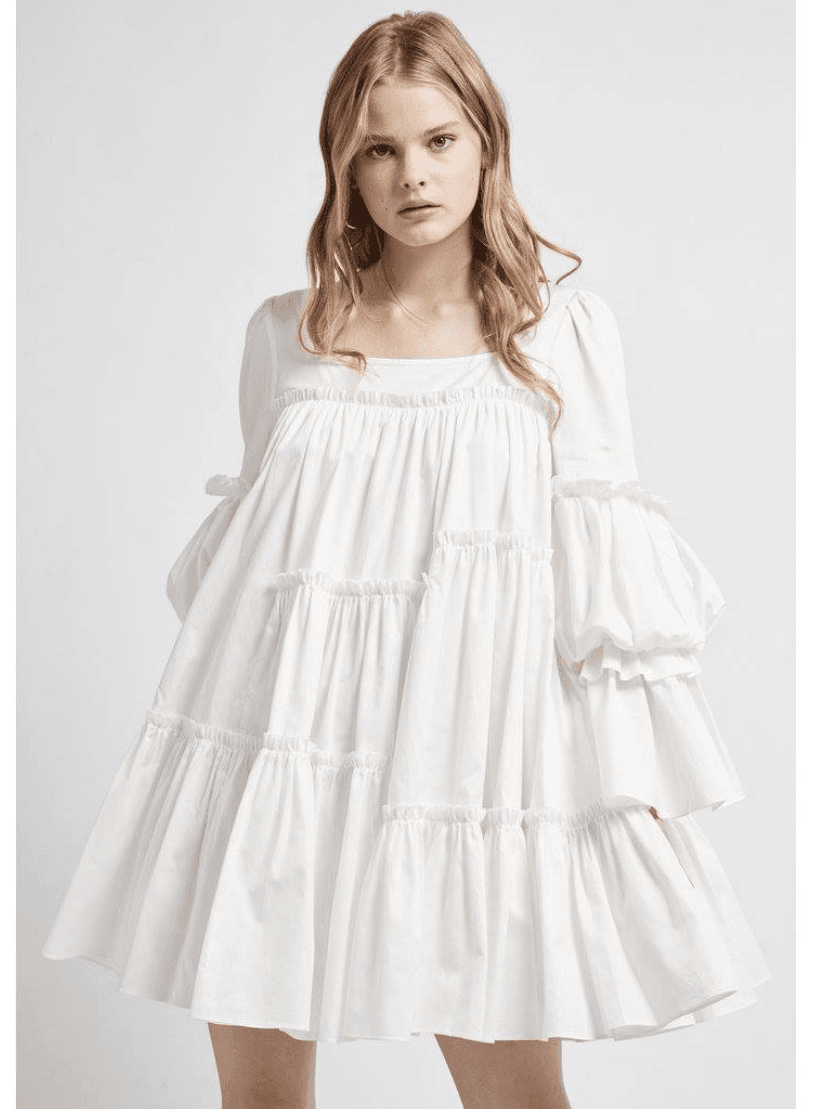 Aje L Espirit Mini Dress White Size 10 - Image 1