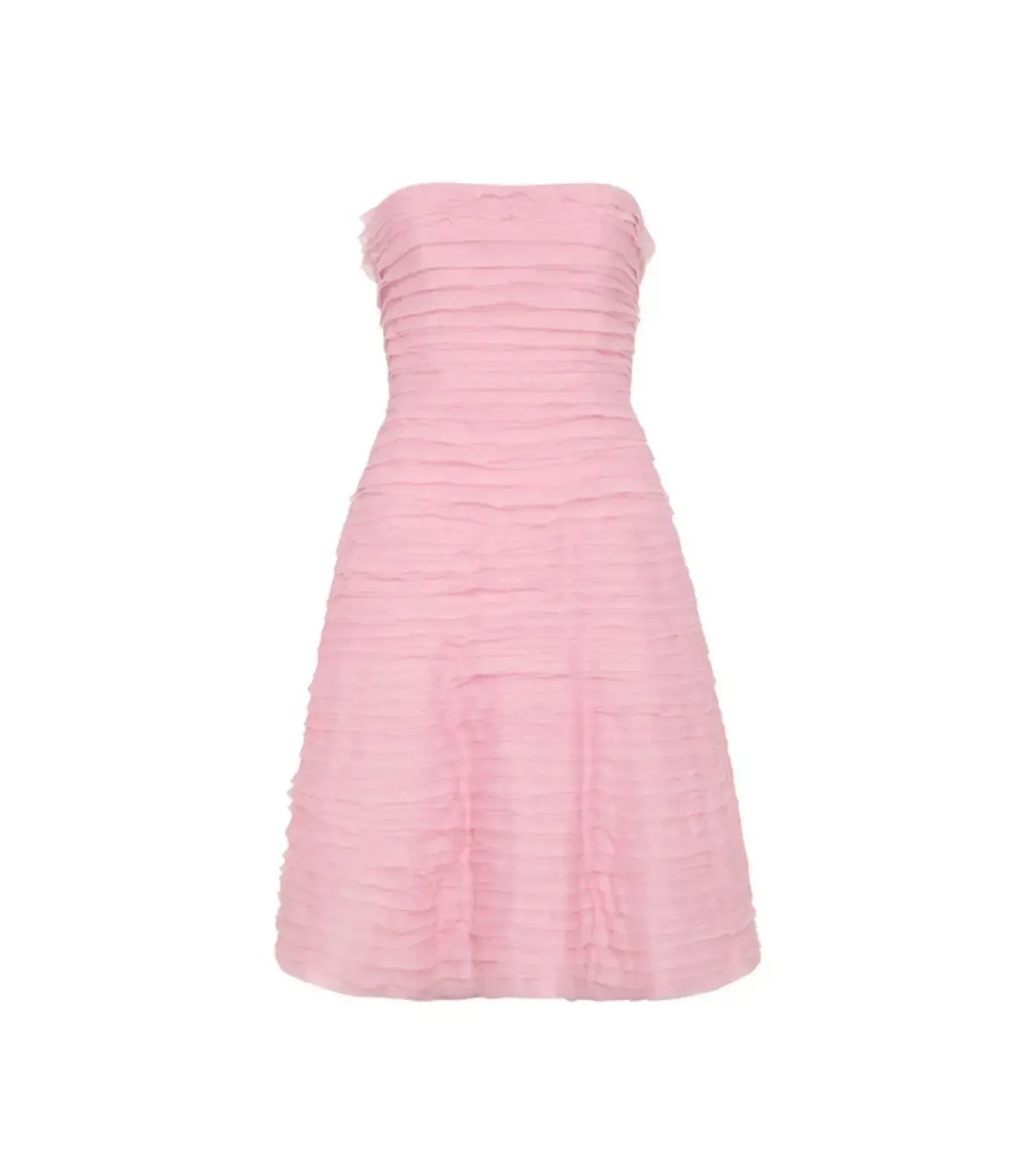 Aje Soundscape Mini Dress in Chalk Pink Size AU 8 - Image 5