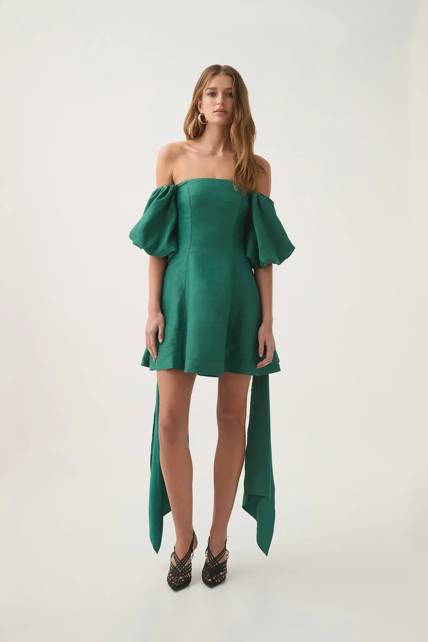Aje Incarnation Mini Dress Emerald Size AU 8  - Image 1