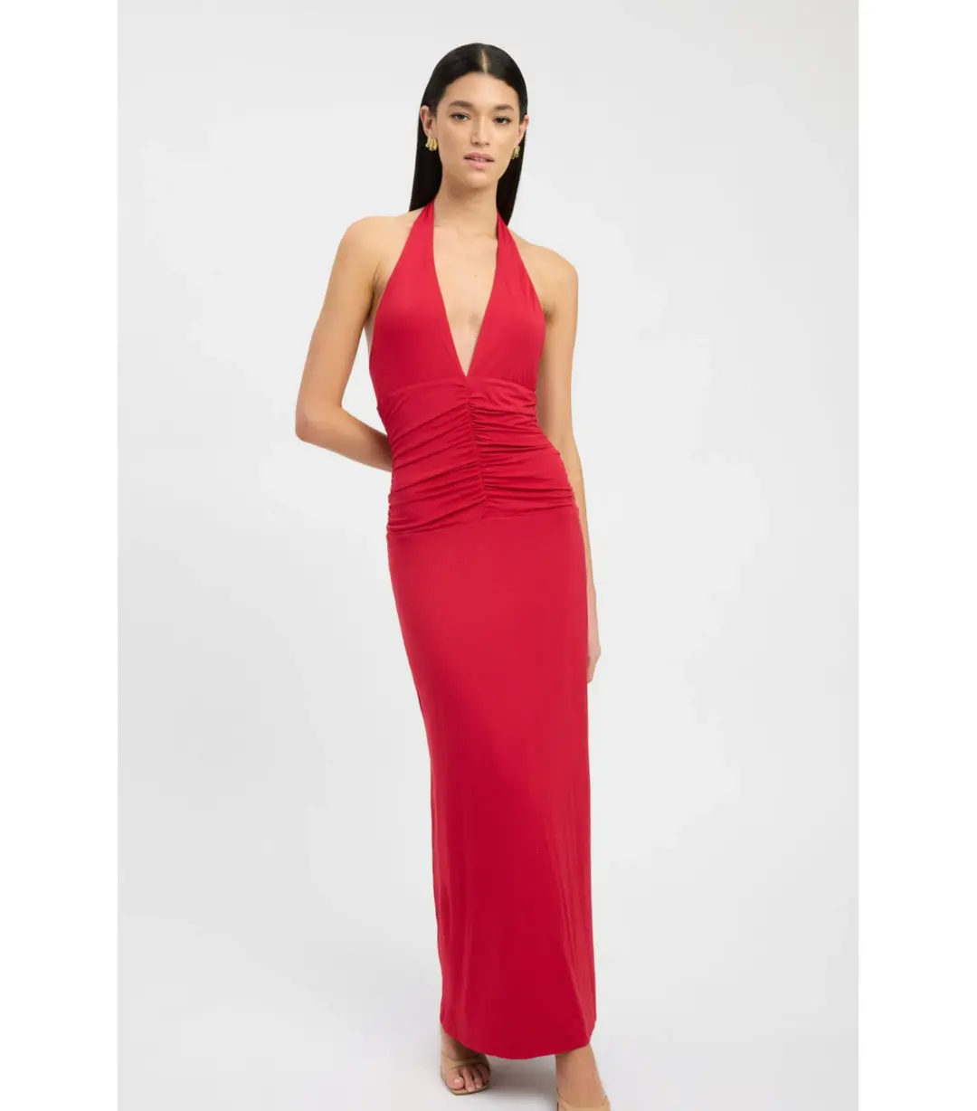 Kookai Brooklyn Maxi Dress in Scarlet Size AU 6 for rent on The Volte - main image