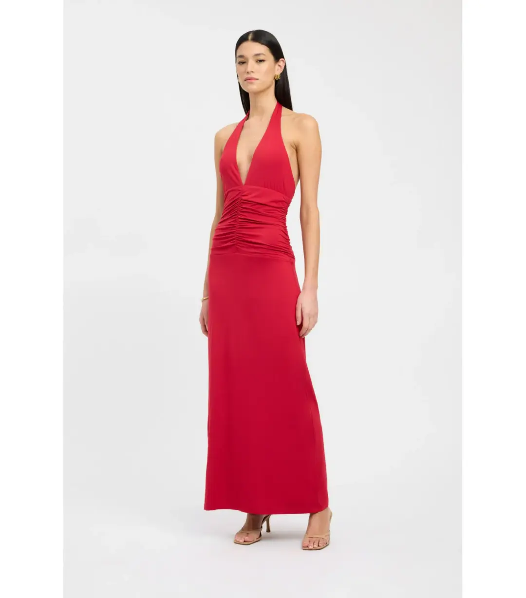Kookai Brooklyn Maxi Dress in Scarlet Size AU 6 for rent on The Volte - main image