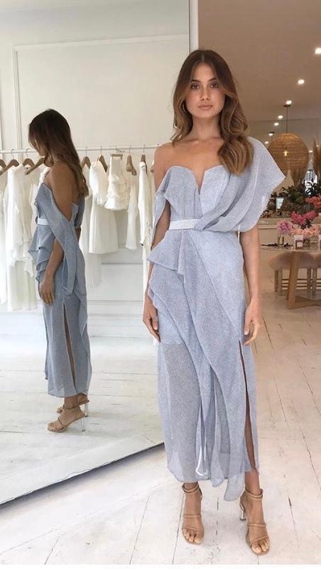 Acler Leonie Dress Glacier - Image 1