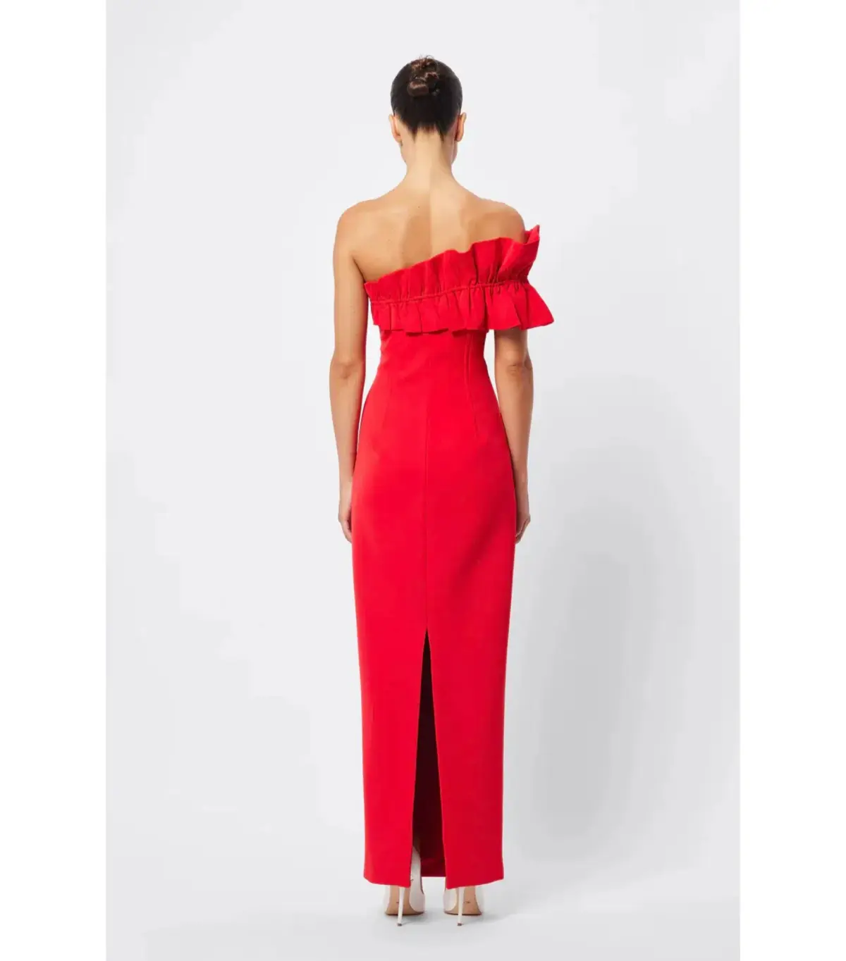 Mossman Soft Spoken Midi Dress Red Size AU 8 - Image 7