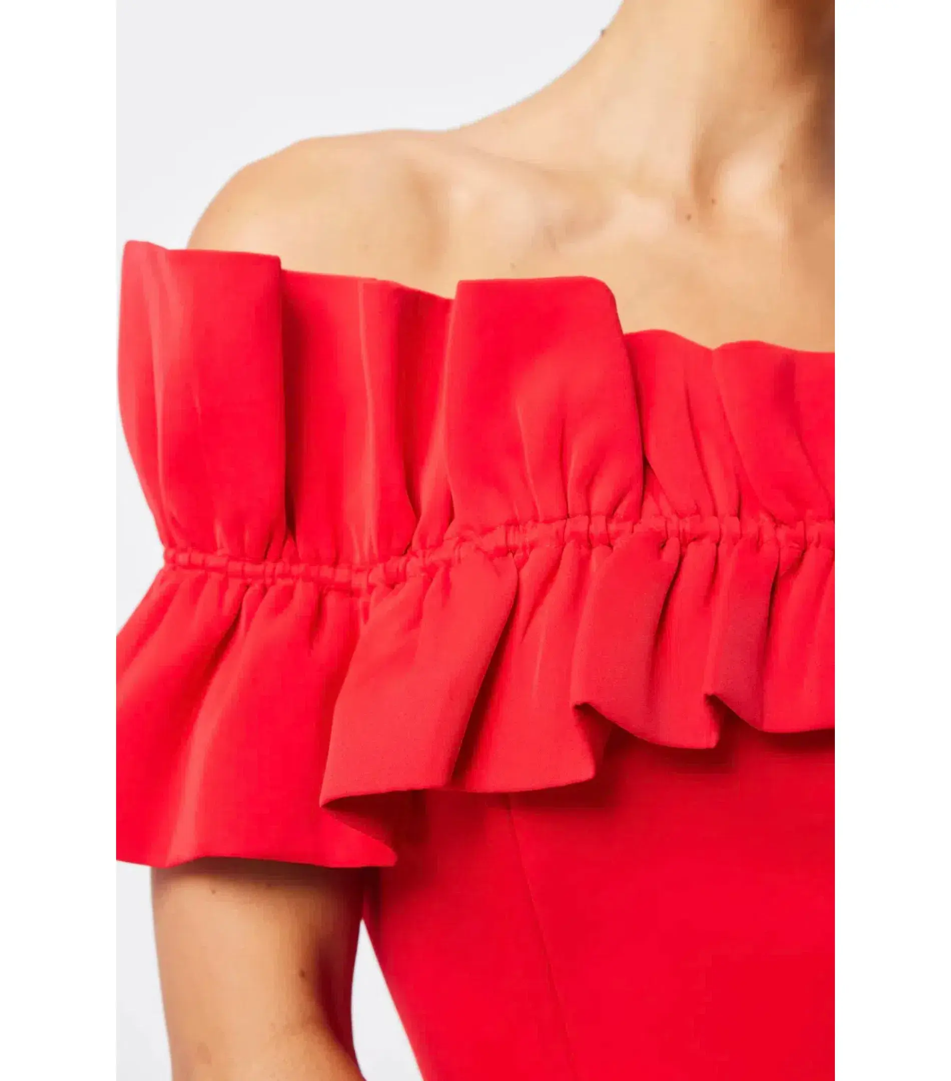 Mossman Soft Spoken Midi Dress Red Size AU 8 - Image 2