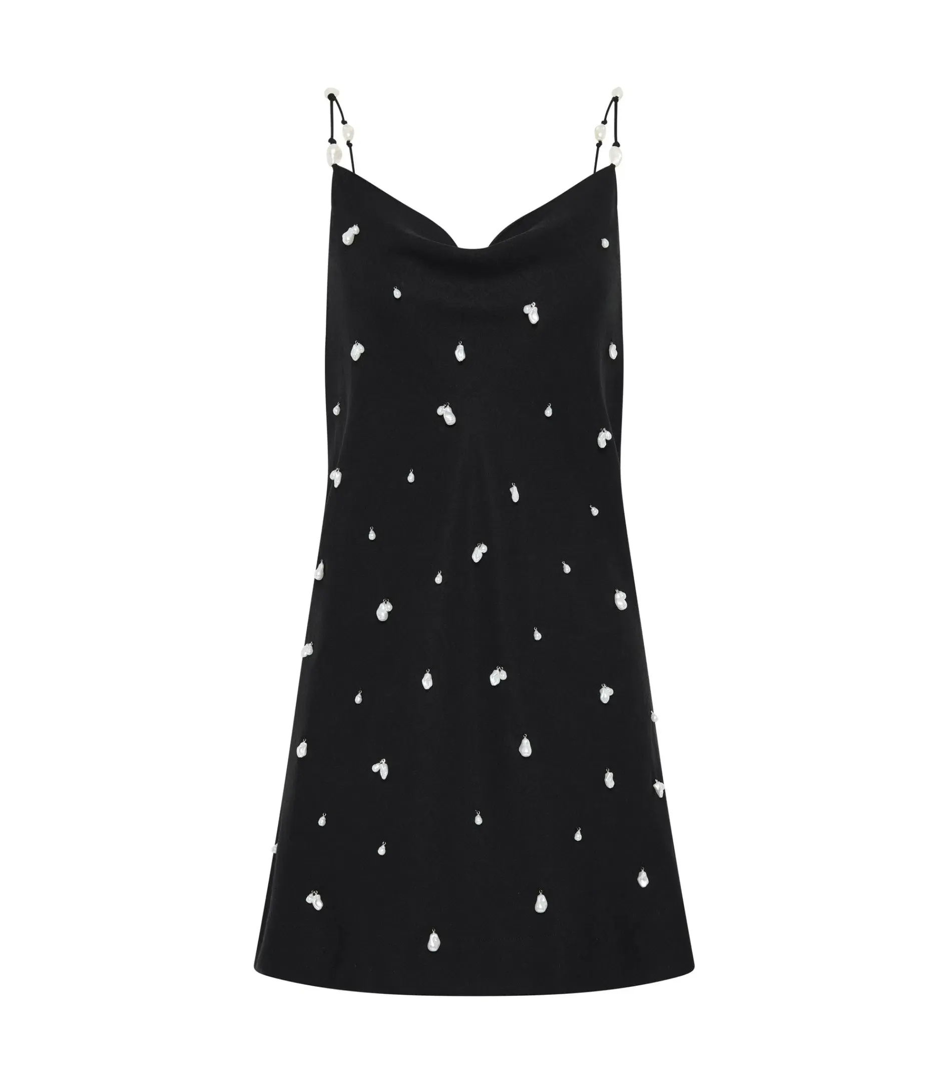 Aje Studio Akoya Mini Dress Black Size AU 4 - Image 4