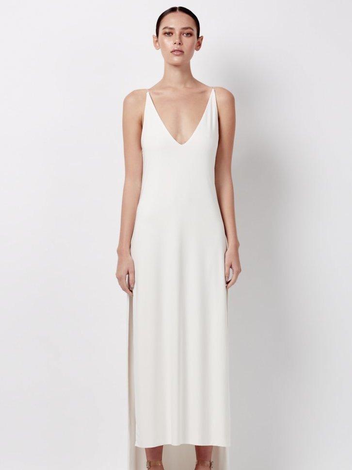 Natalie Rolt Dion Dress White Size 8 - Image 1