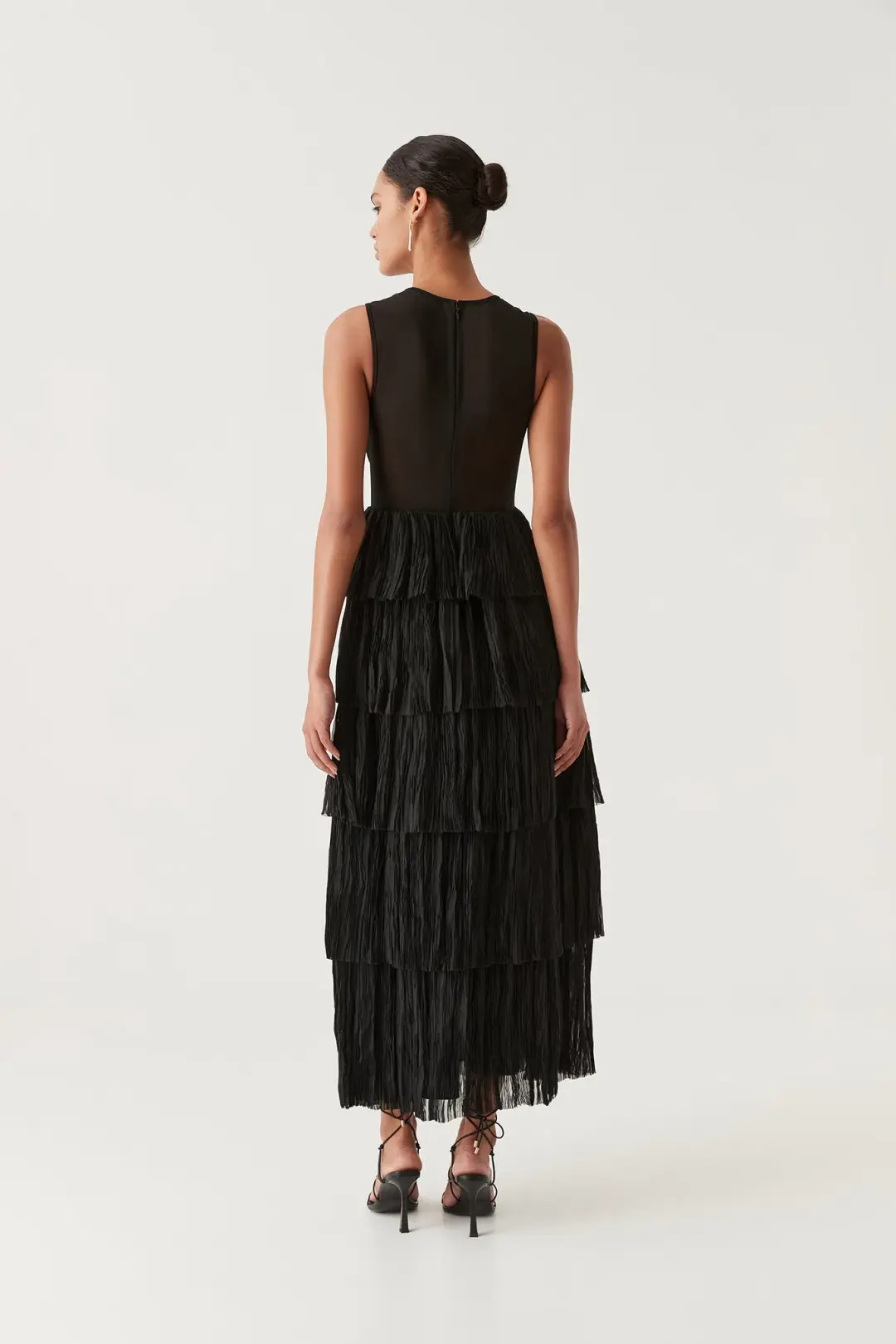 Aje Escapist Maxi Dress in Black Size AUS 6 for rent on The Volte - main image