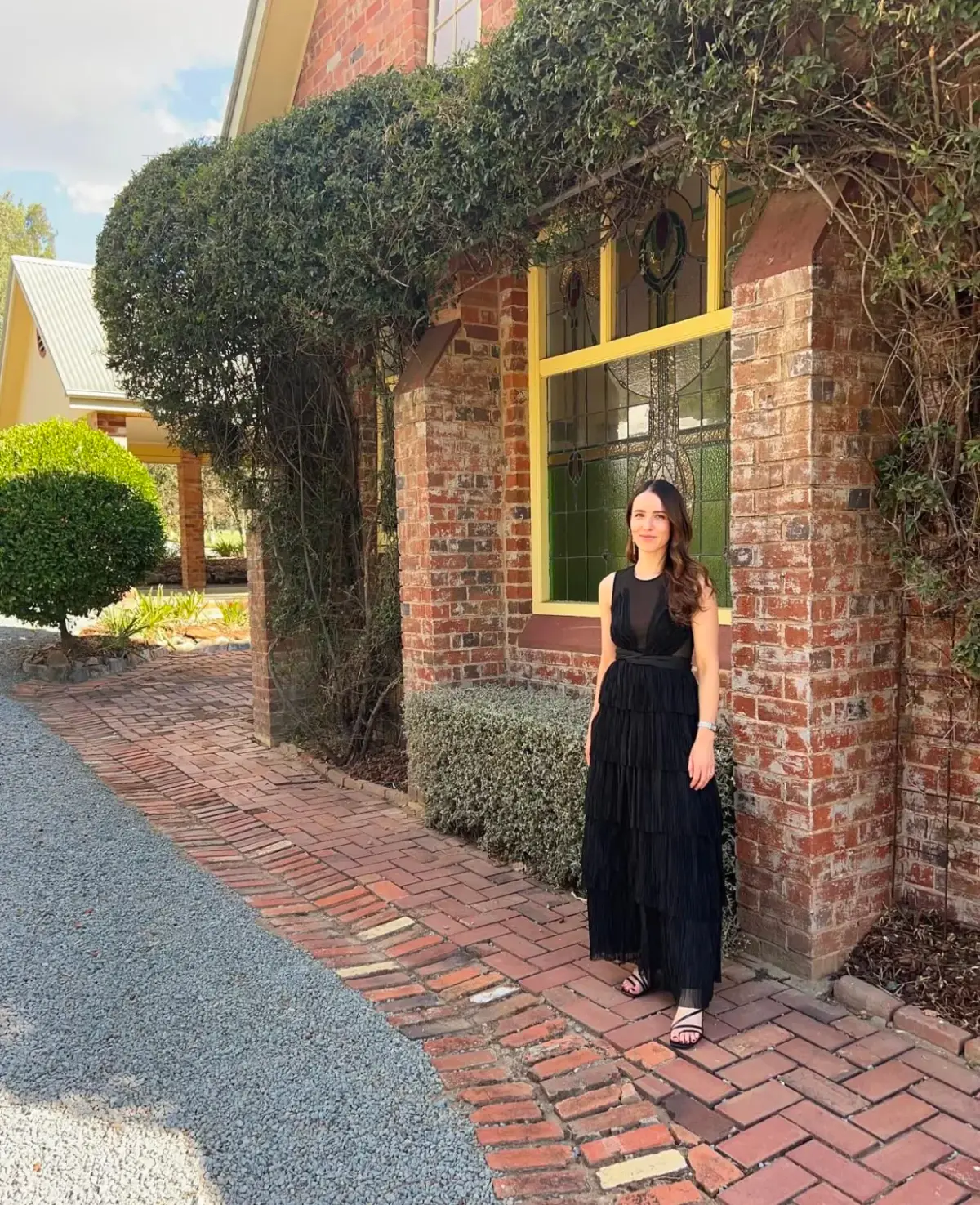 Aje Escapist Maxi Dress in Black Size AUS 6 - Image 3